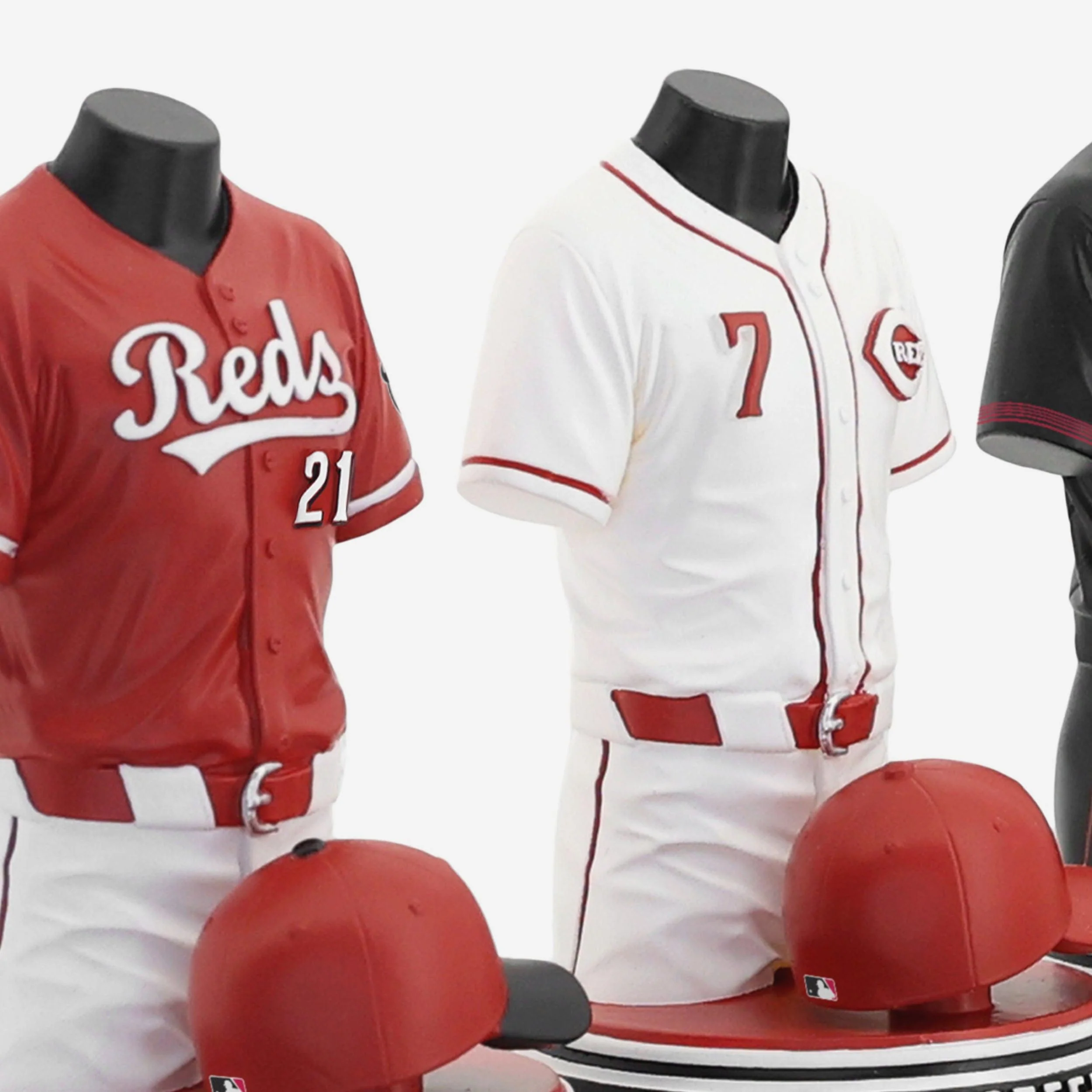 Elly De La Cruz & Hunter Greene & Spencer Steer Cincinnati Reds 2026 Jersey Bust Triple Bobblehead - Image 3