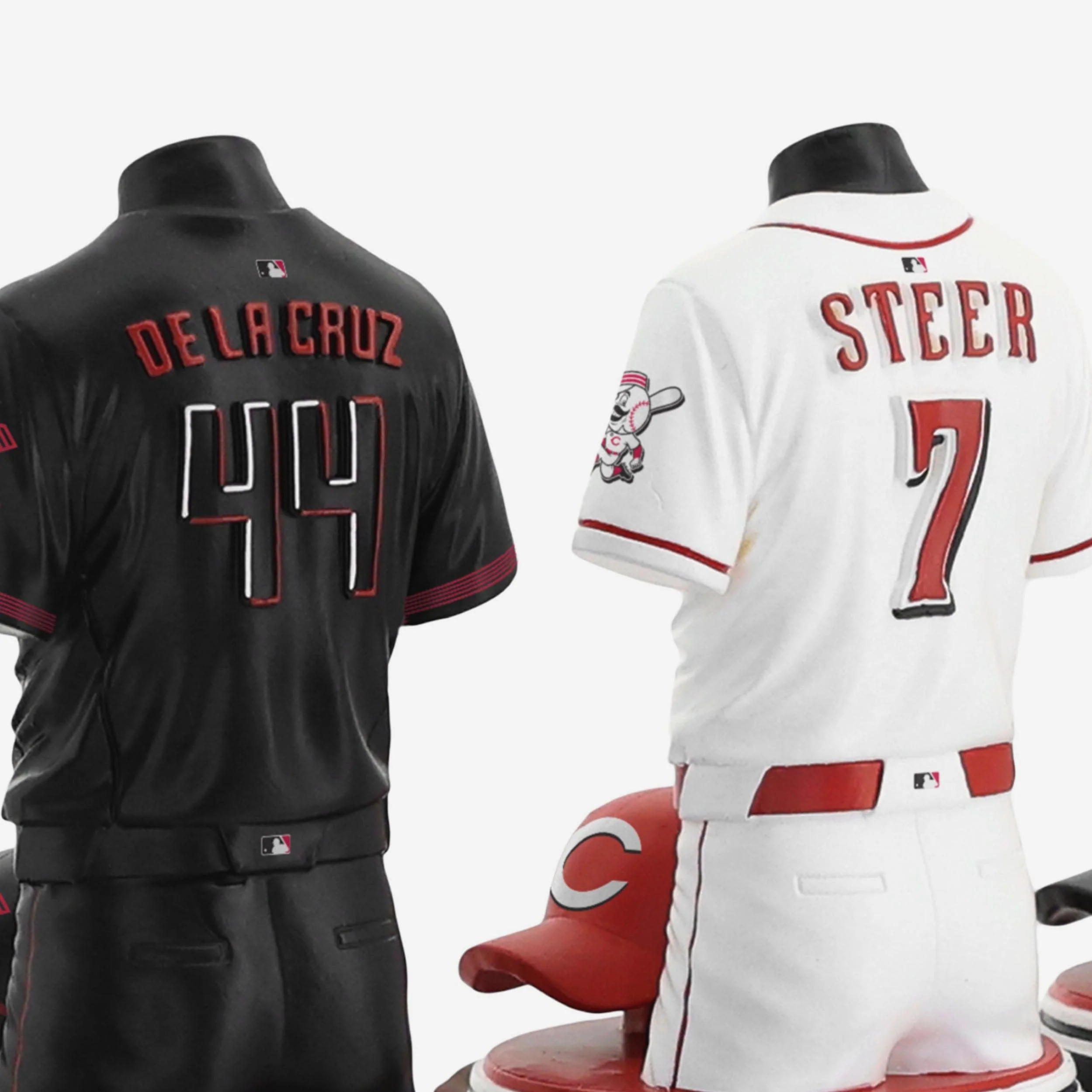 Elly De La Cruz & Hunter Greene & Spencer Steer Cincinnati Reds 2026 Jersey Bust Triple Bobblehead - Image 4