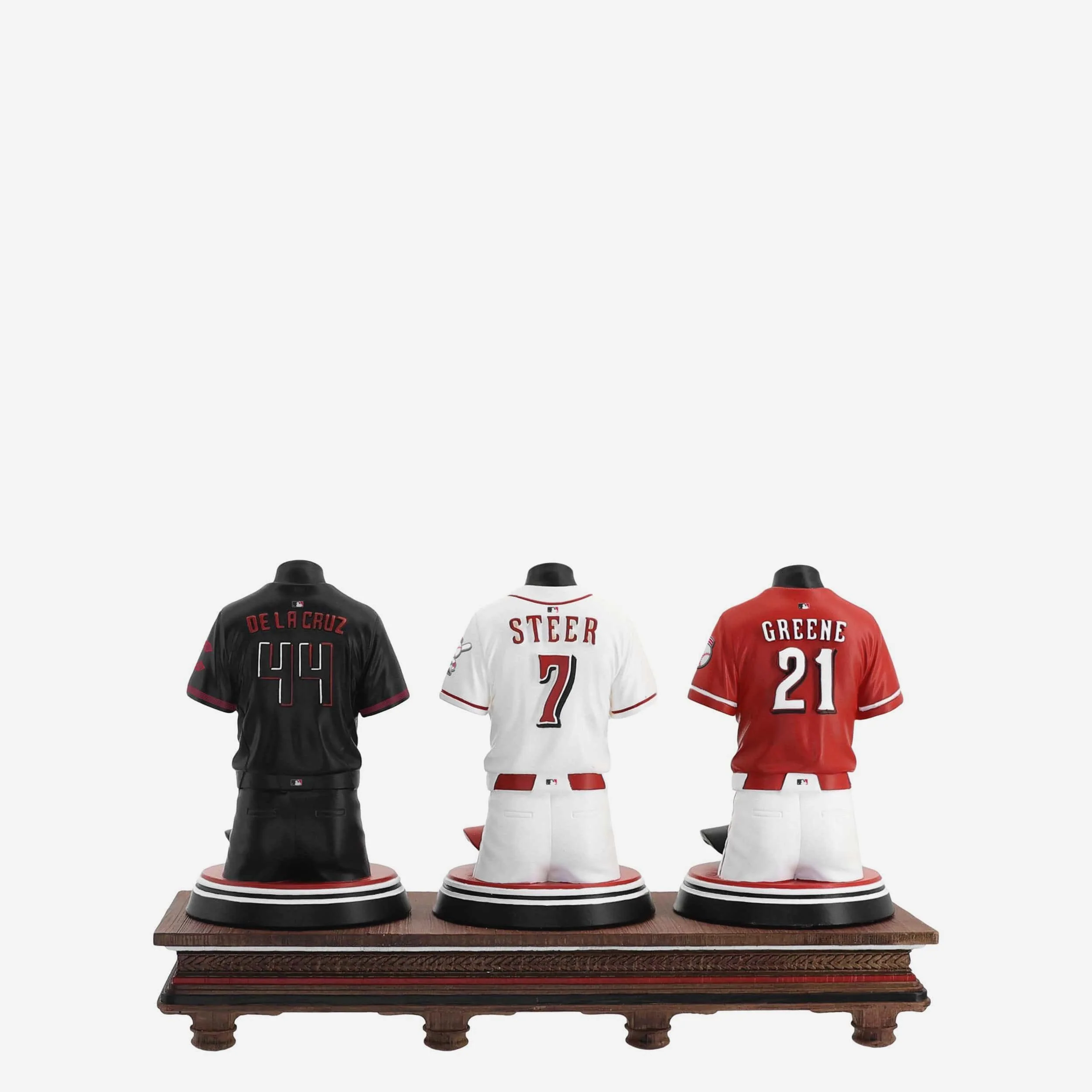 Elly De La Cruz & Hunter Greene & Spencer Steer Cincinnati Reds 2026 Jersey Bust Triple Bobblehead - Image 6