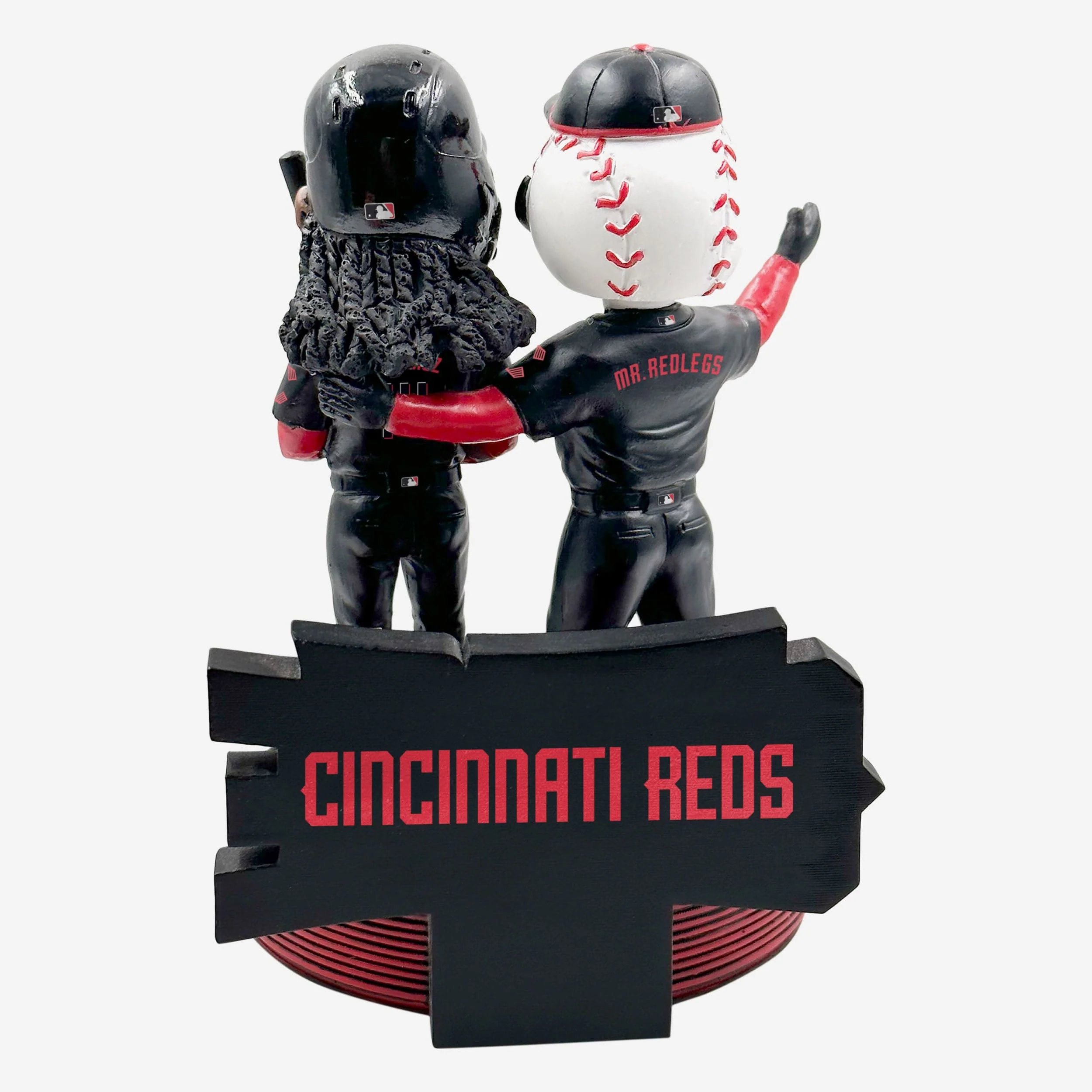 Elly De La Cruz & Mr Redlegs Cincinnati Reds Cycle Celebration Dual Bobblehead - Image 6