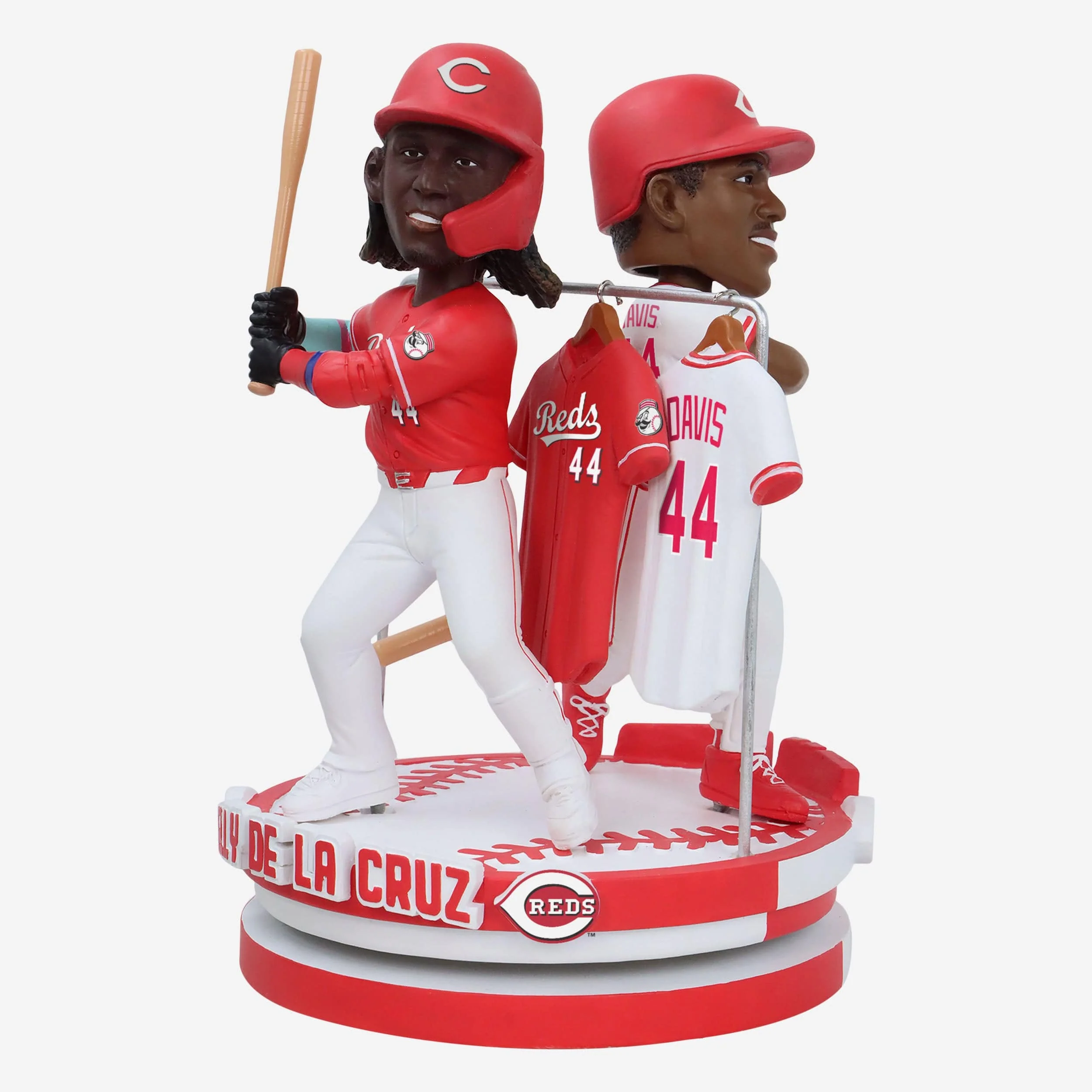 Eric Davis & Elly De La Cruz Cincinnati Reds Famous 44s Dual Spinning Bobblehead - Image 6