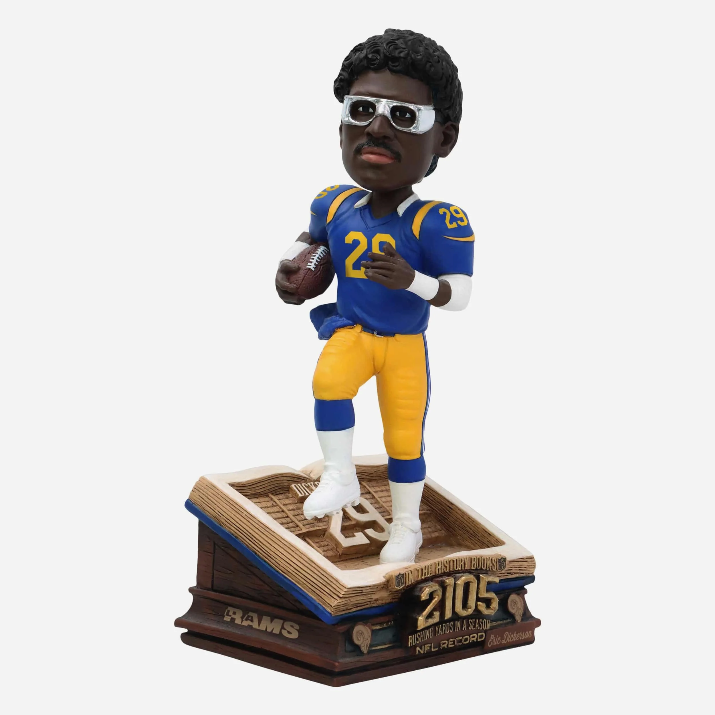 Eric Dickerson Los Angeles Rams Single-Season Rushing Record Book Bobblehead - Image 4