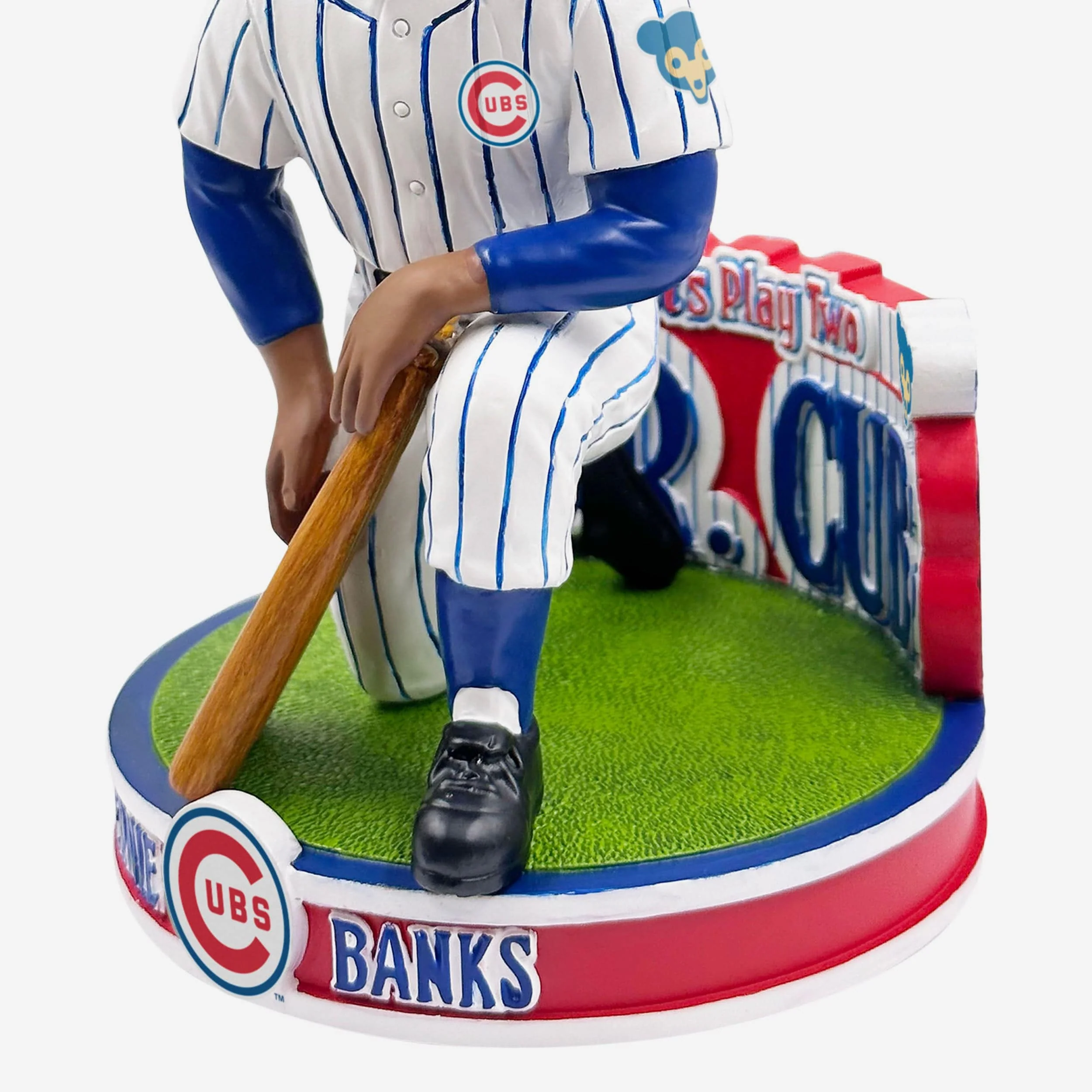 Ernie Banks Chicago Cubs Lets Play Two Bobblehead - Image 3