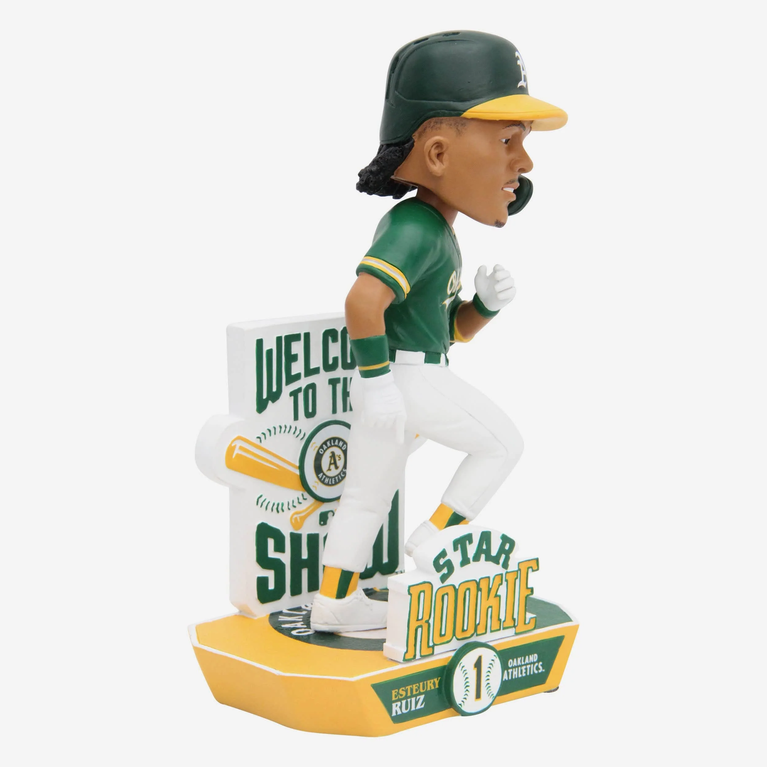 Esteury Ruiz Athletics Star Rookie Bobblehead - Image 4