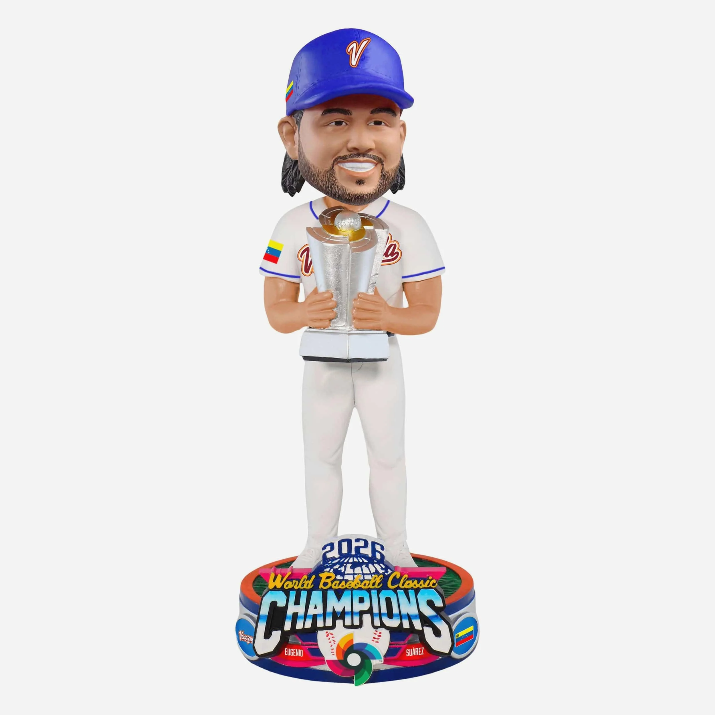 Eugenio Suarez Venezuela 2026 World Baseball Classic Champions Bobblehead