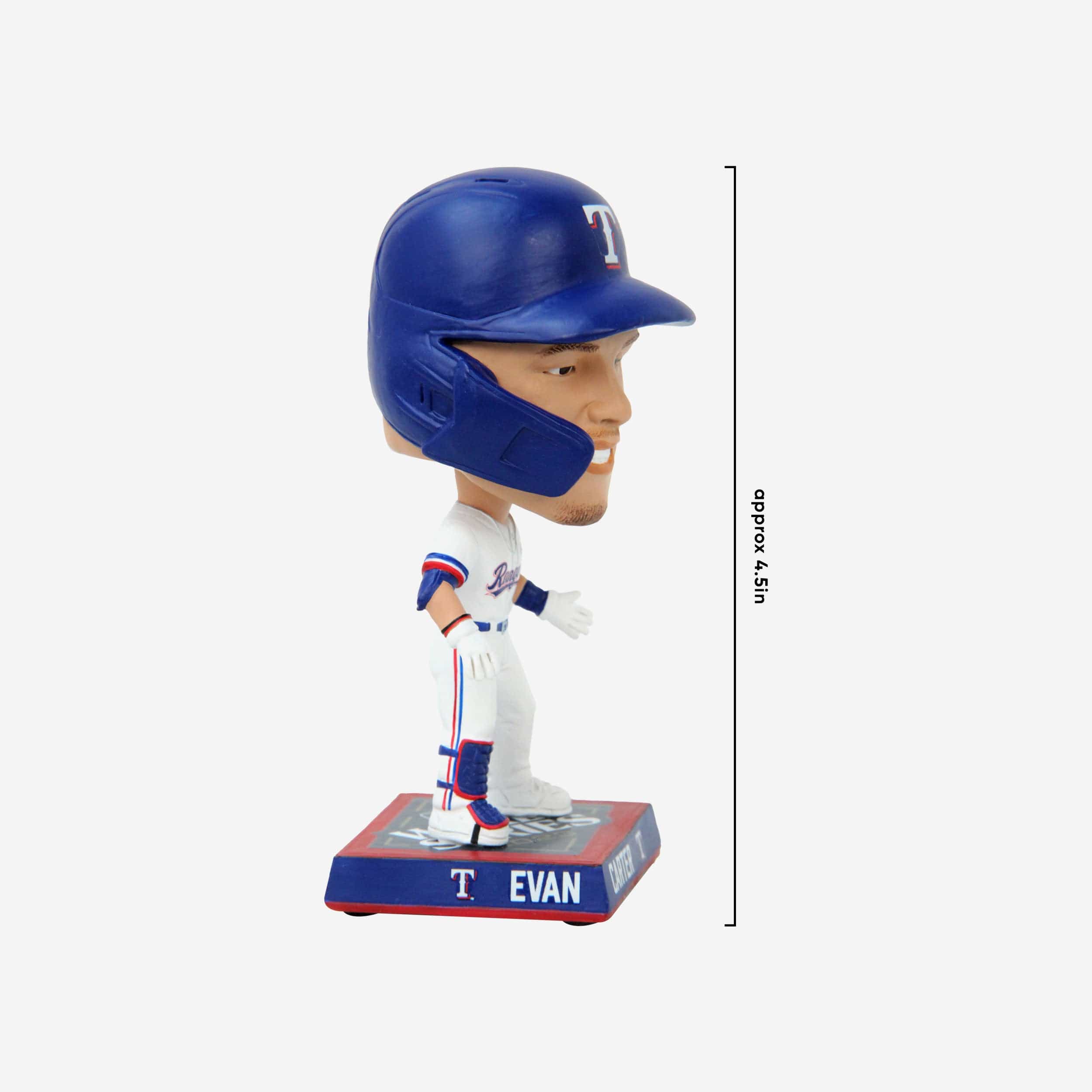 Evan Carter Texas Rangers World Series Mini Bighead Bobblehead - Image 4