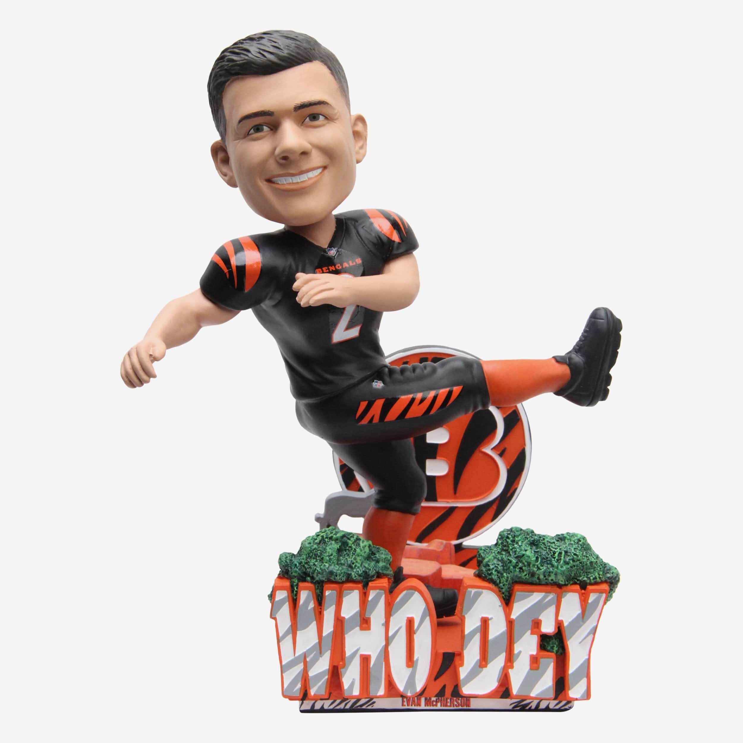 Evan McPherson Cincinnati Bengals Who Dey Bobblehead