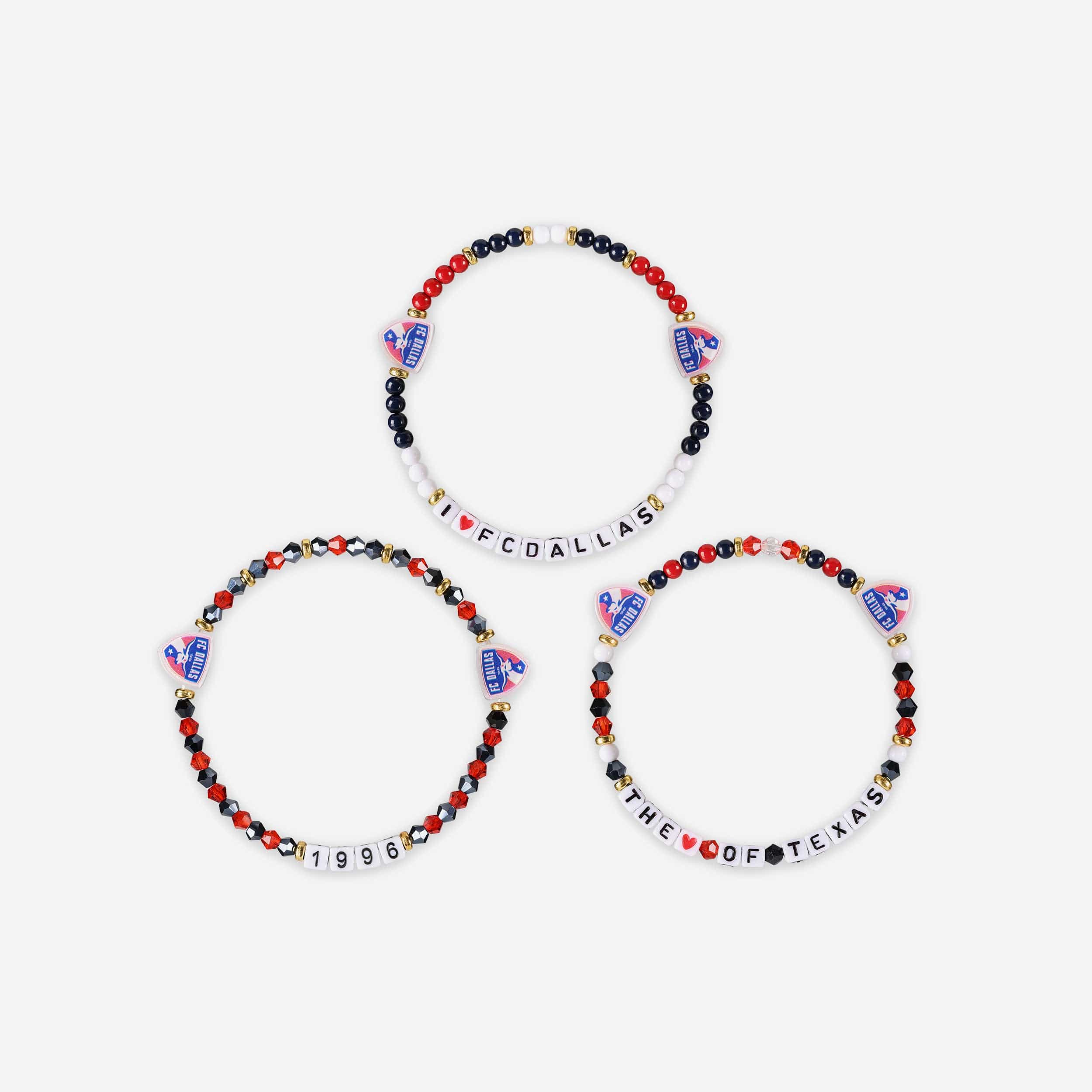 FC Dallas 3 Pack Friendship Bracelet - Image 3