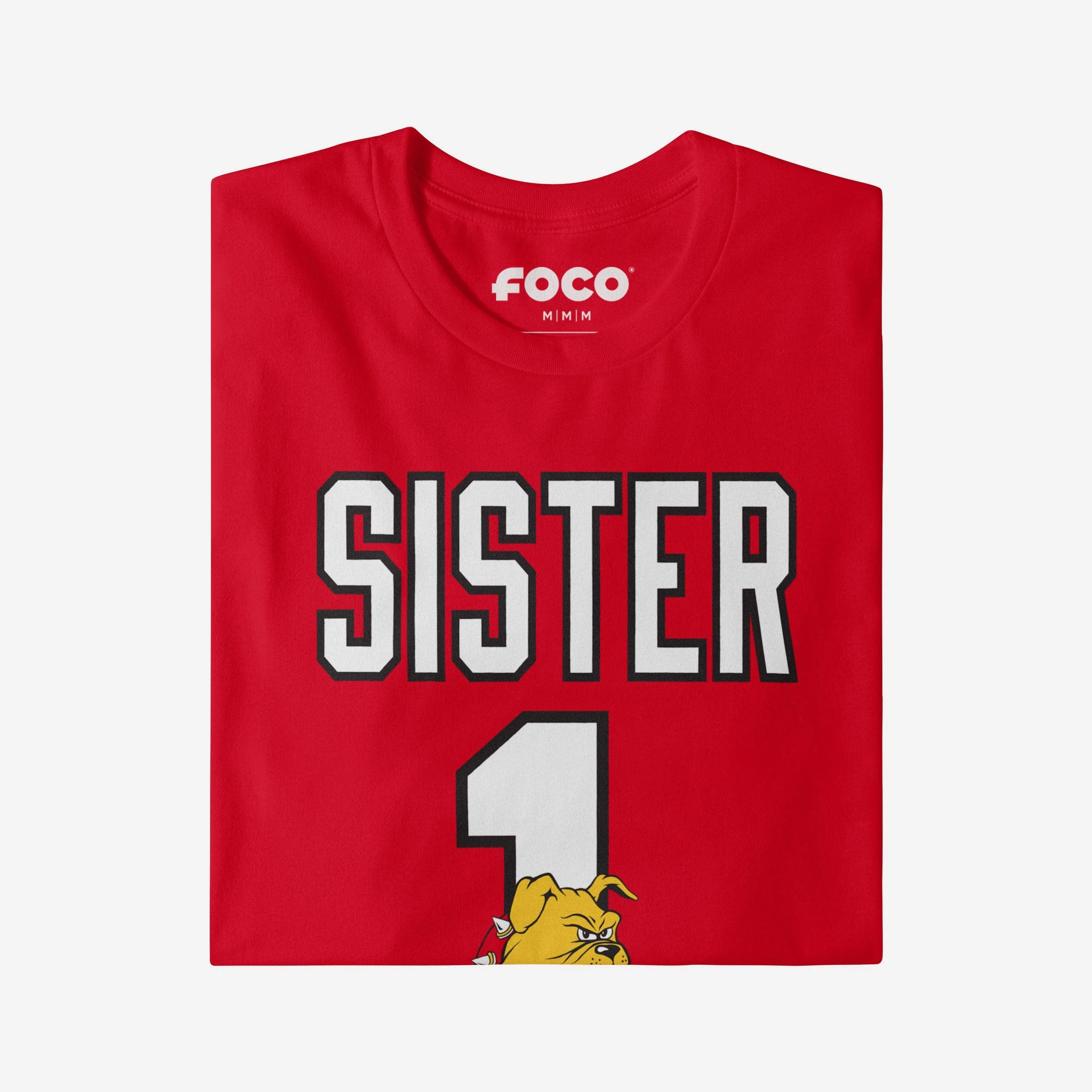 Ferris State Bulldogs Number 1 Sister T-Shirt - Image 3