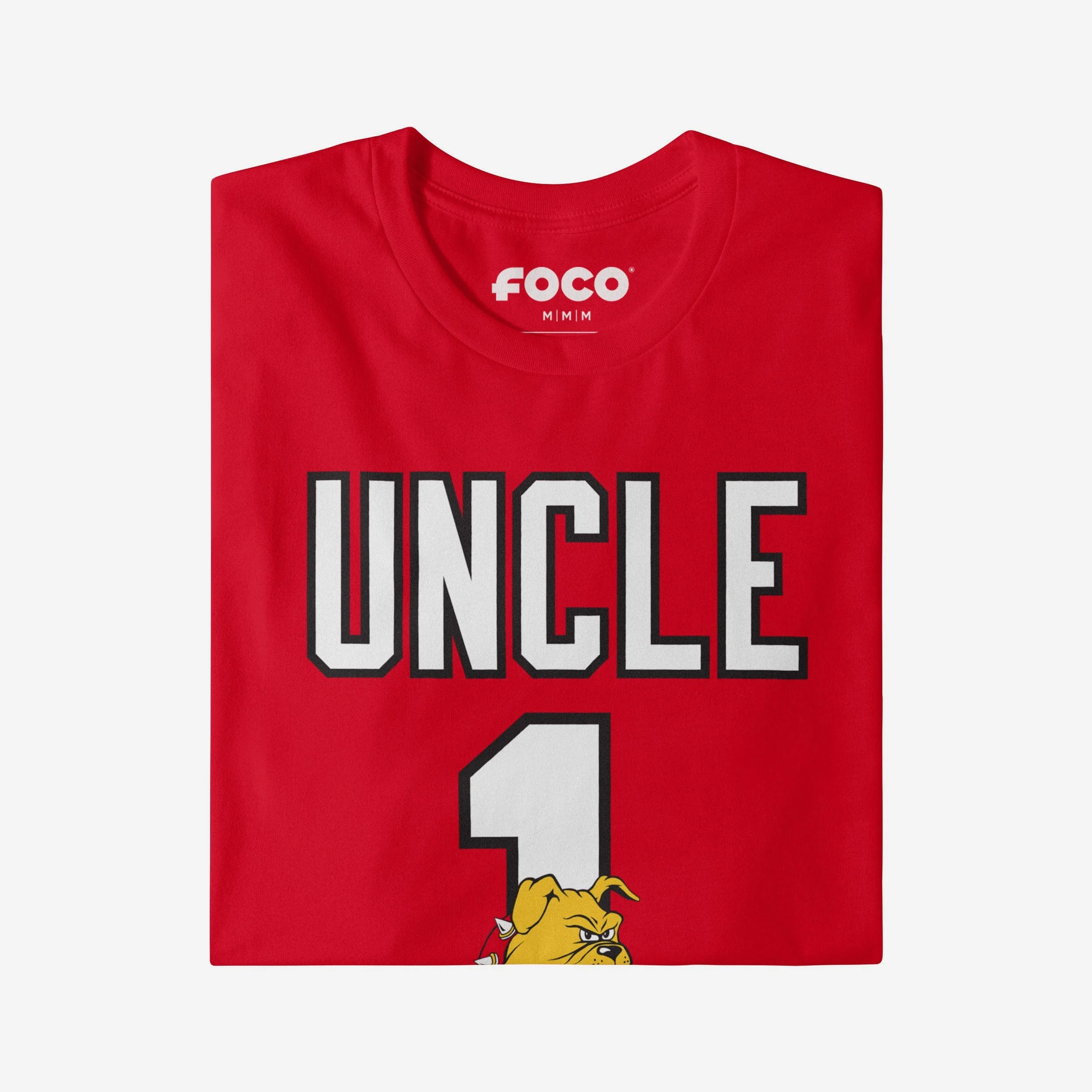 Ferris State Bulldogs Number 1 Uncle T-Shirt - Image 3