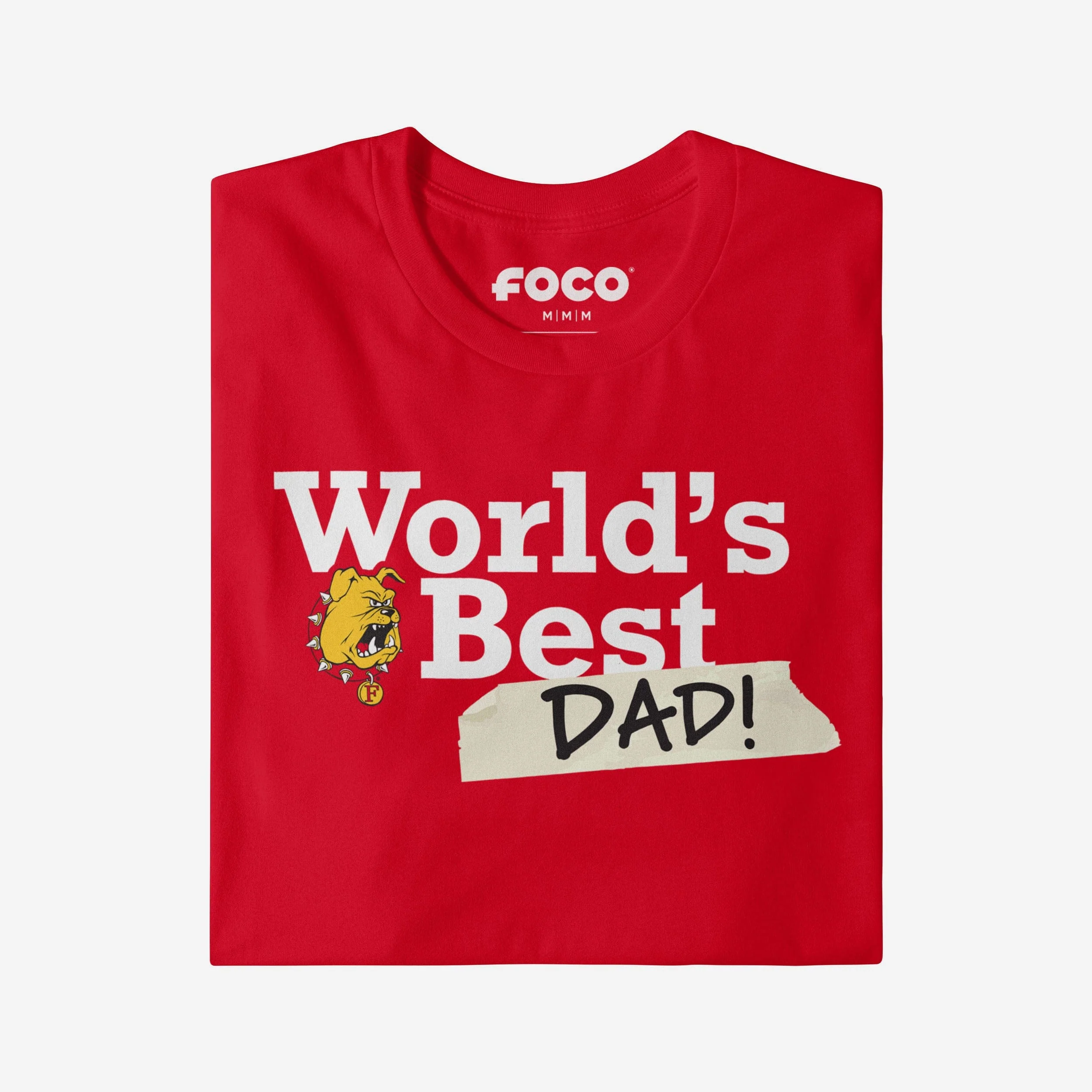 Ferris State Bulldogs World's Best Dad T-Shirt - Image 3