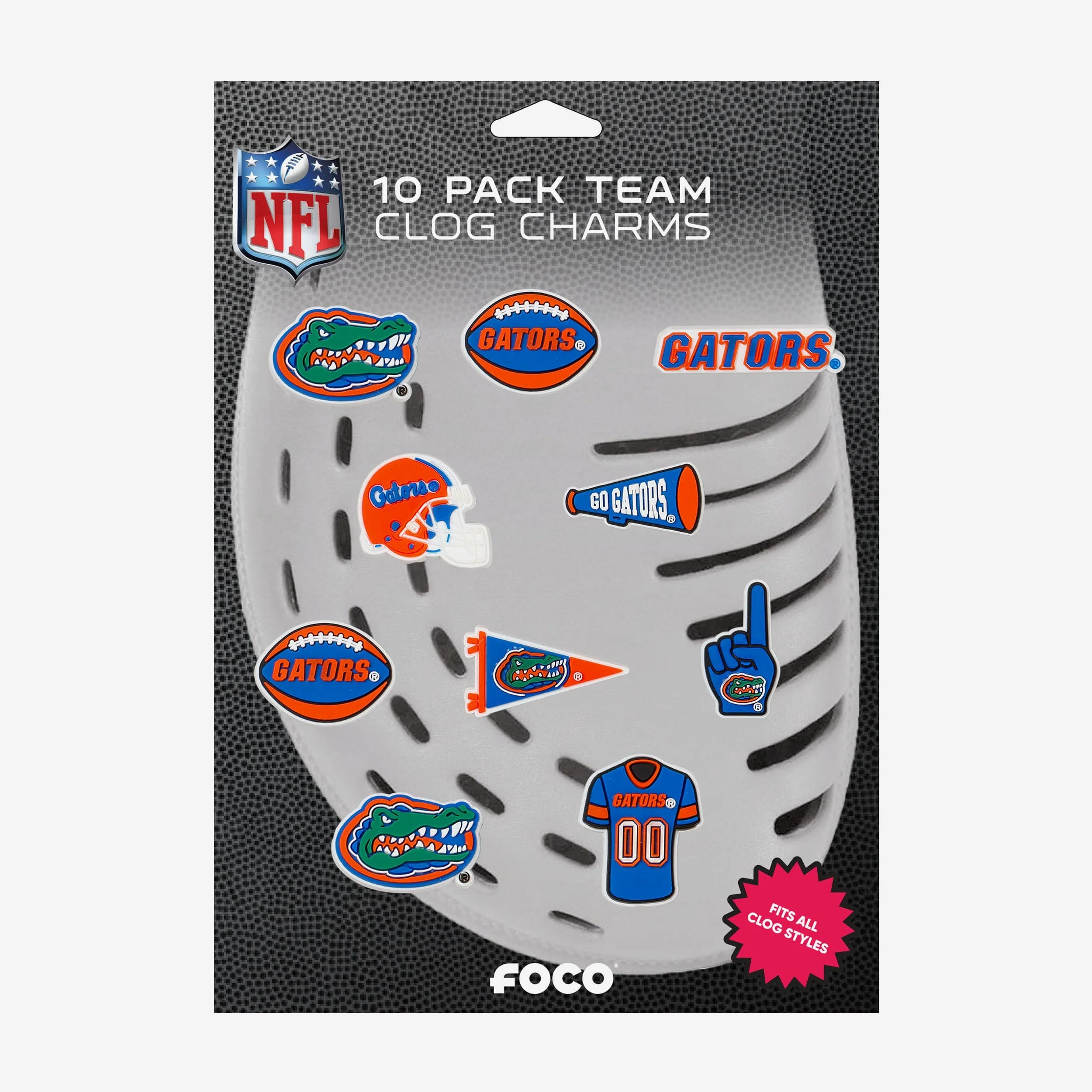 Florida Gators 10 Pack Team Clog Charms - Image 5