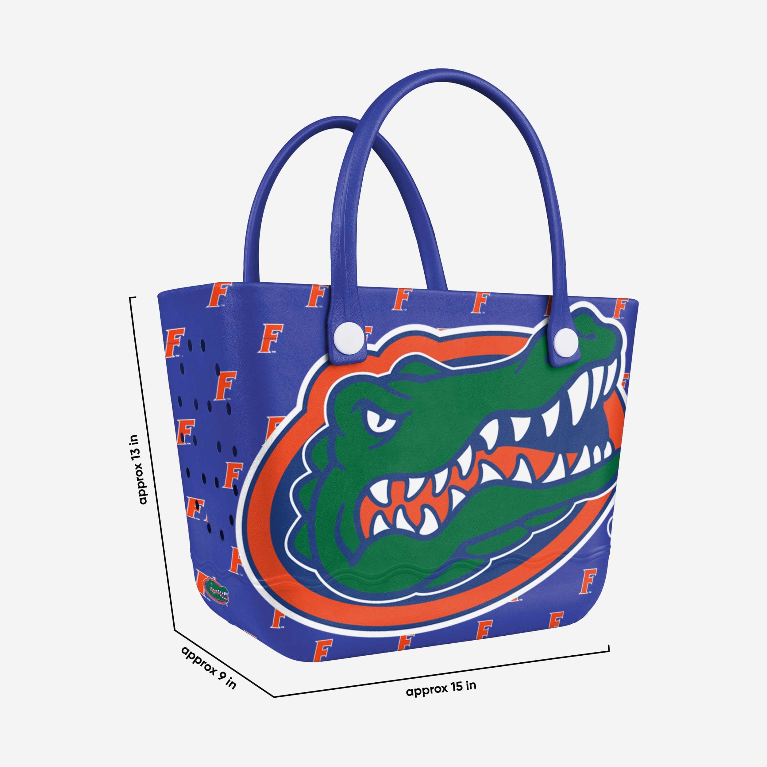 Florida Gators Big Logo Mini Print Tailgate Tote Bag - Image 3