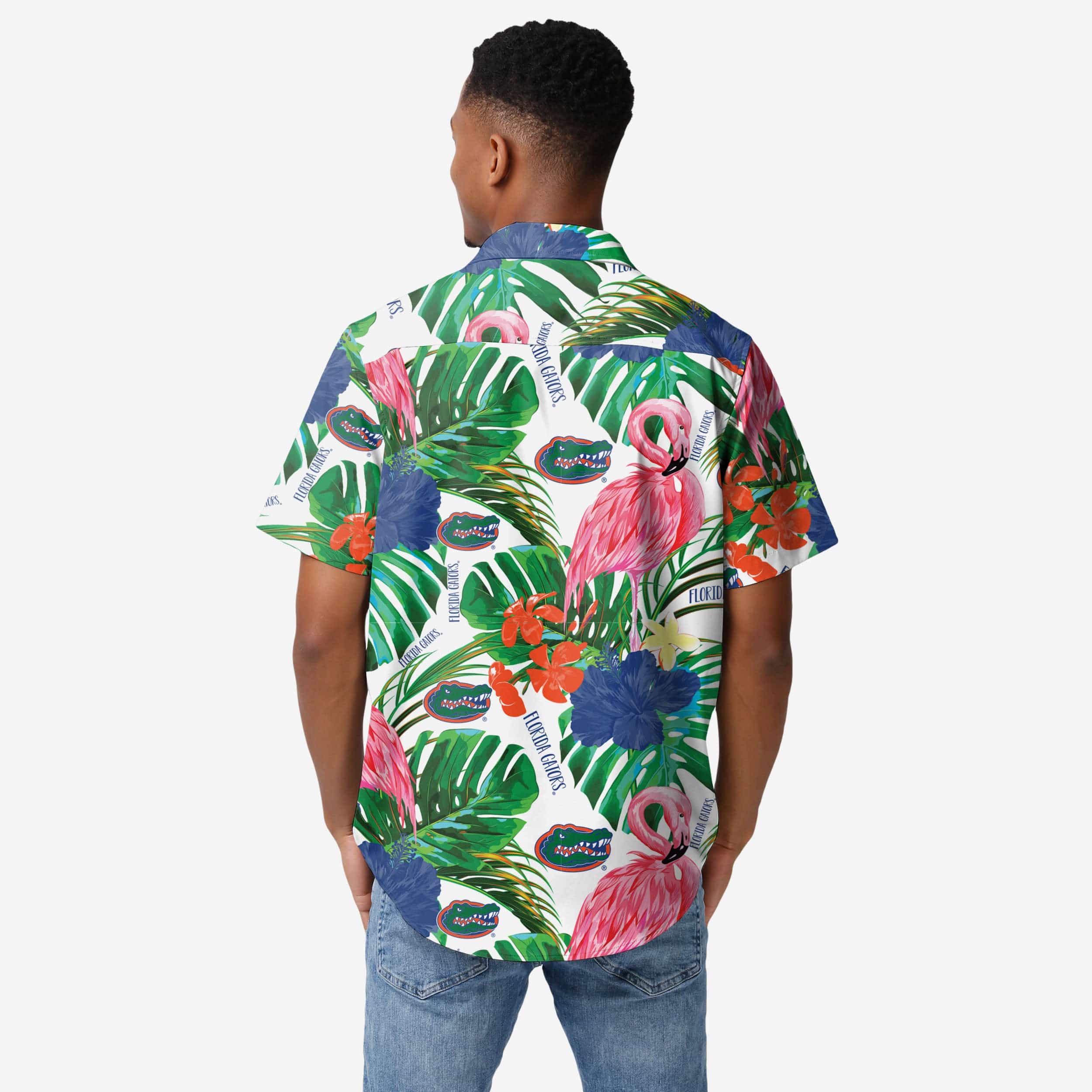 Florida Gators Flamingo Button Up Shirt - Image 2