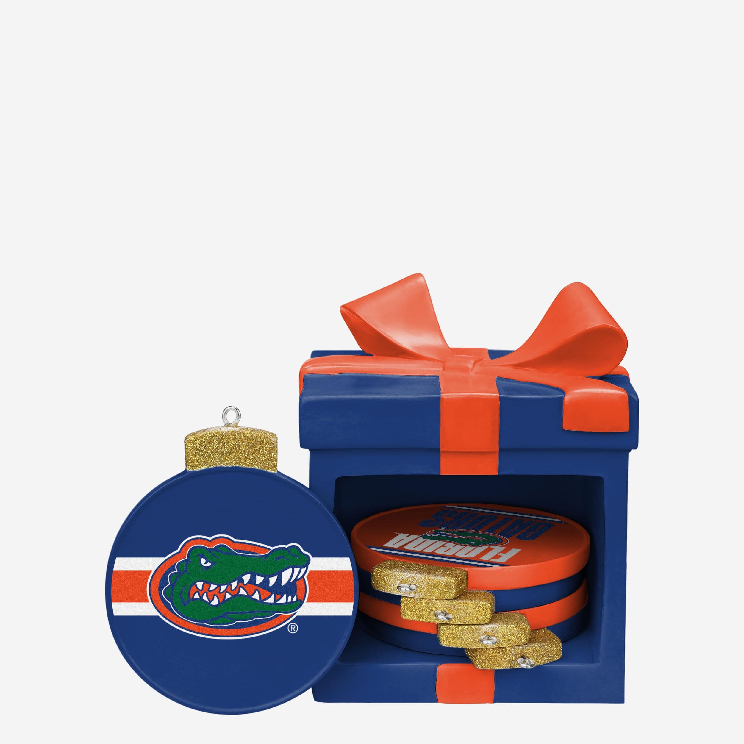 Florida Gators Holiday 5 Pack Coaster Set