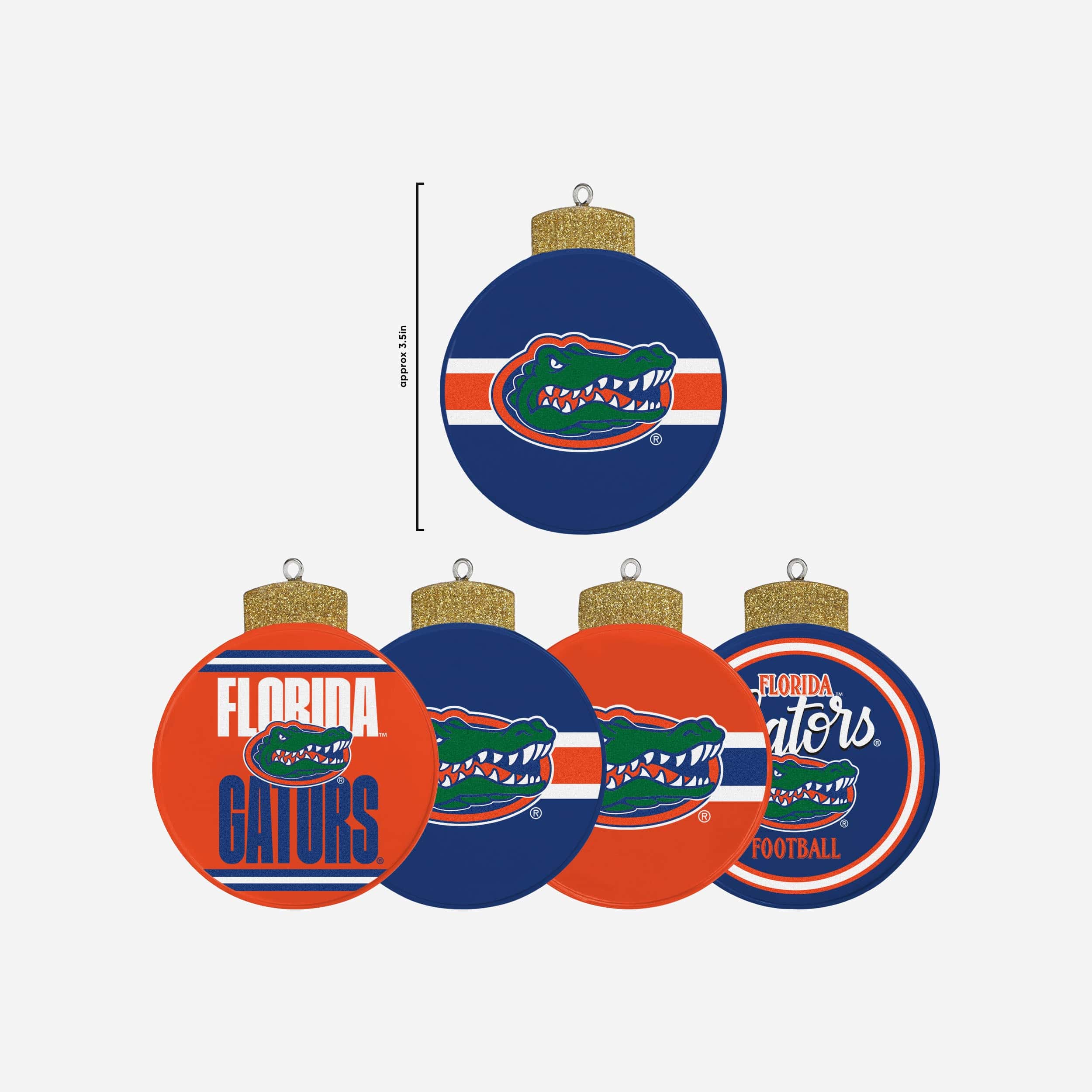Florida Gators Holiday 5 Pack Coaster Set - Image 5