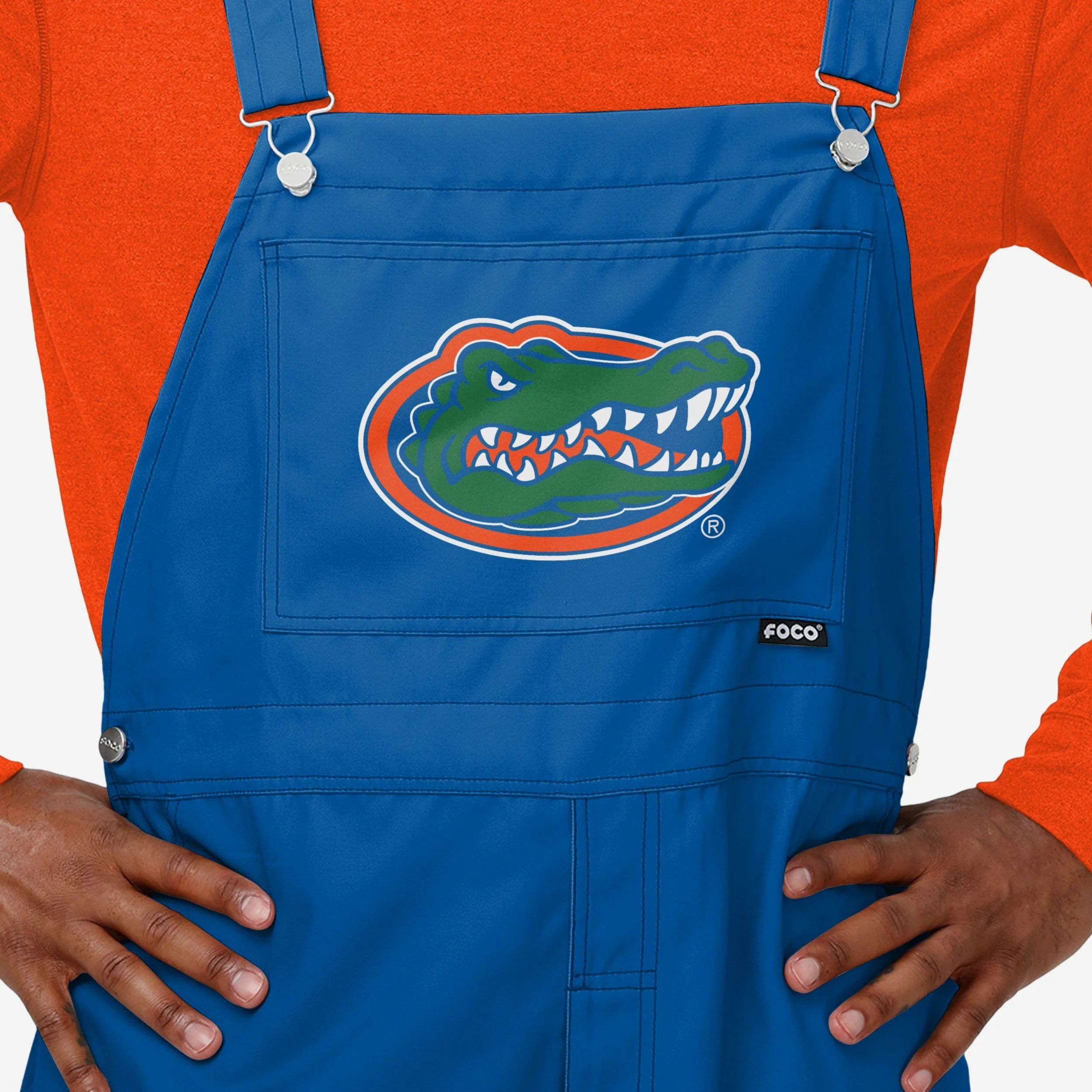 Florida Gators Mens Big Logo Bib Overalls - Image 4