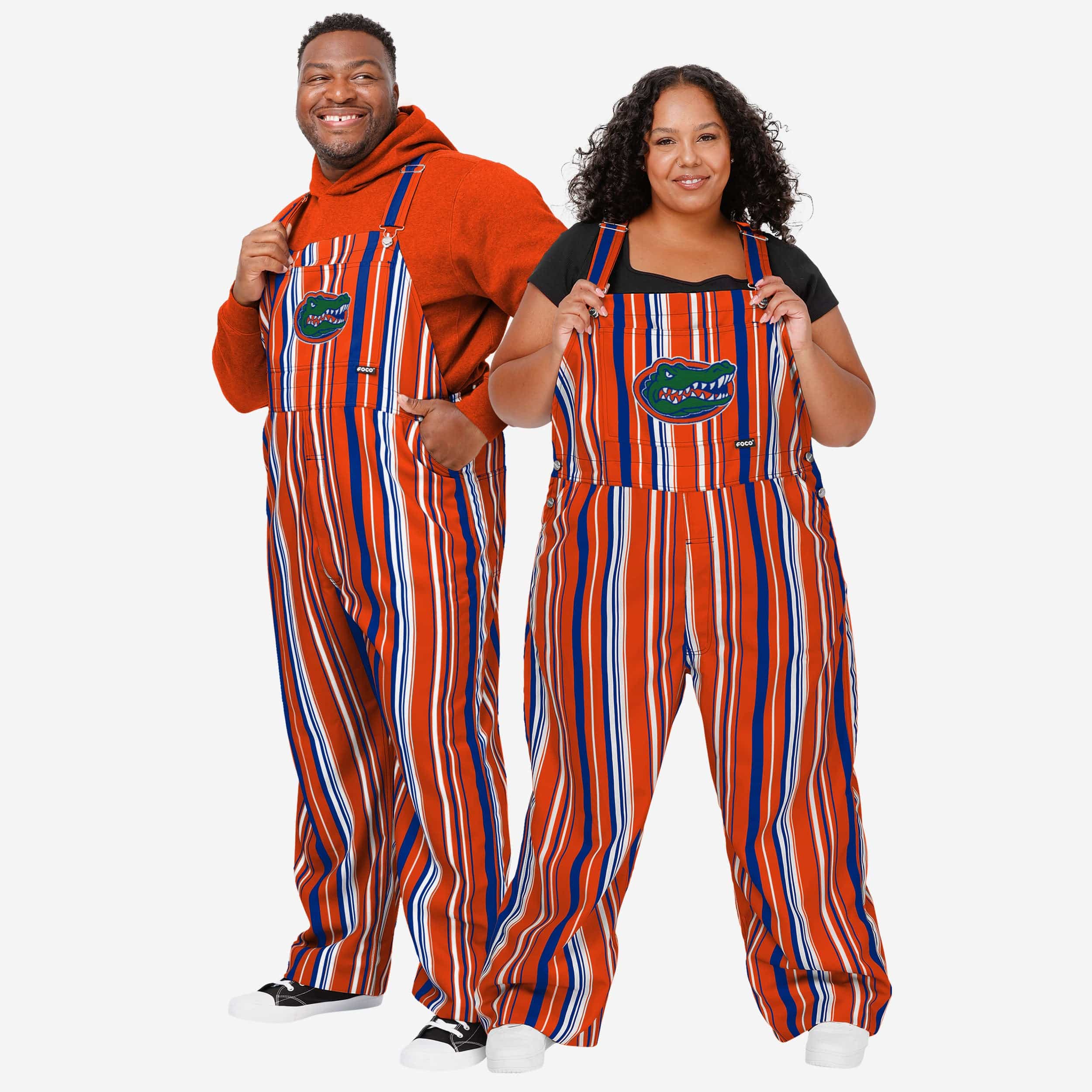 Florida Gators Mens Hyper Stripe Bib Overalls - Image 3