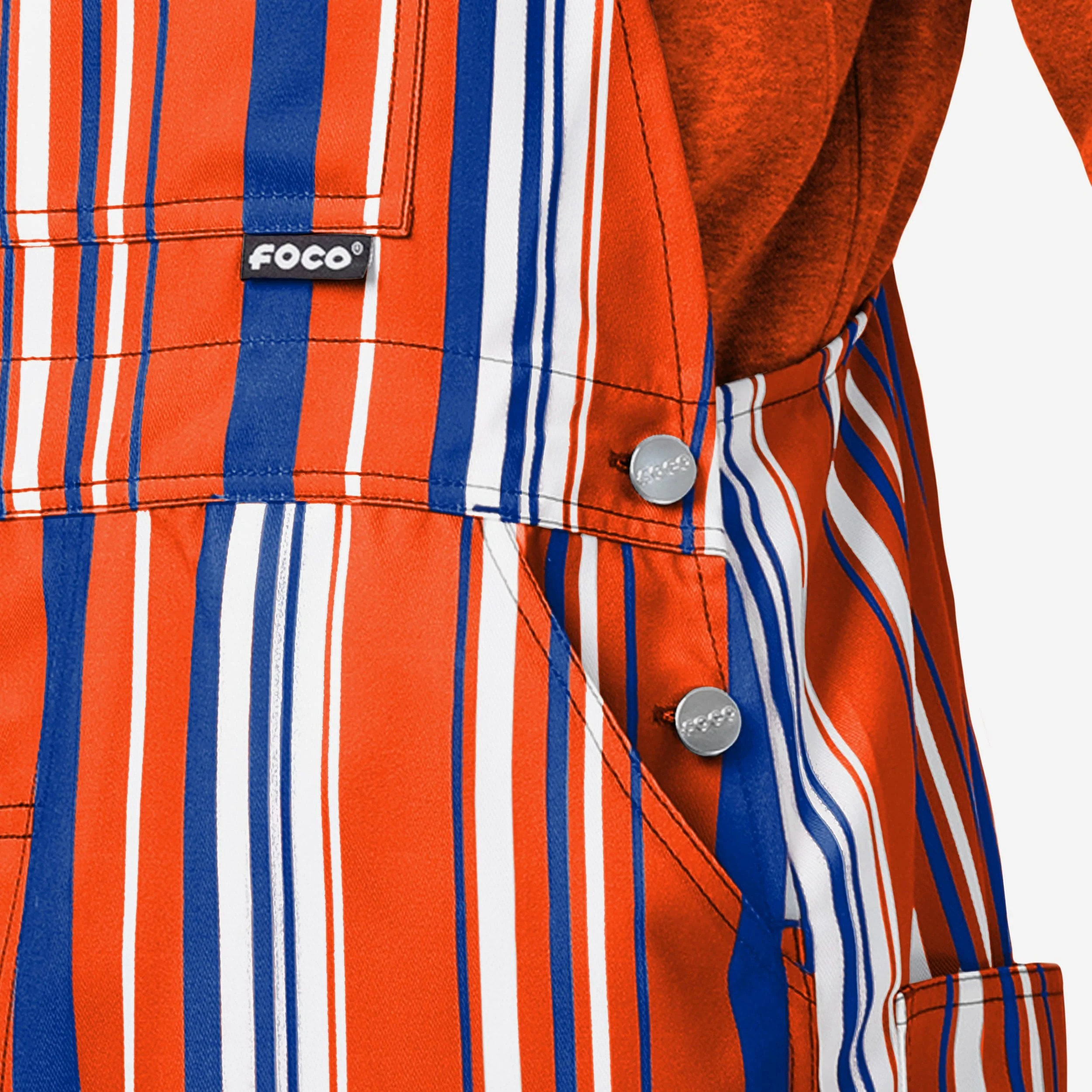 Florida Gators Mens Hyper Stripe Bib Overalls - Image 5