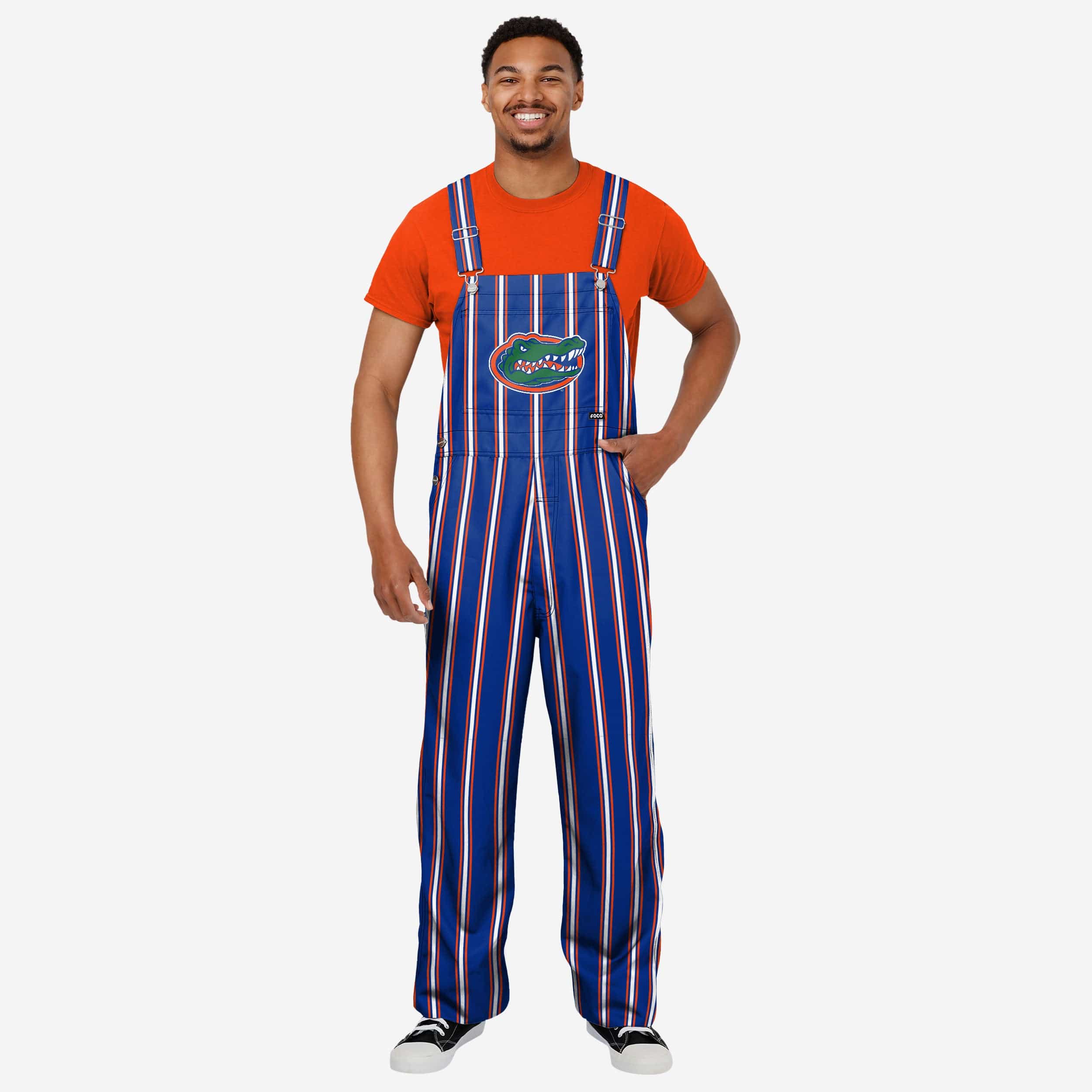 Florida Gators Mens Sideline Spirit Bib Overalls