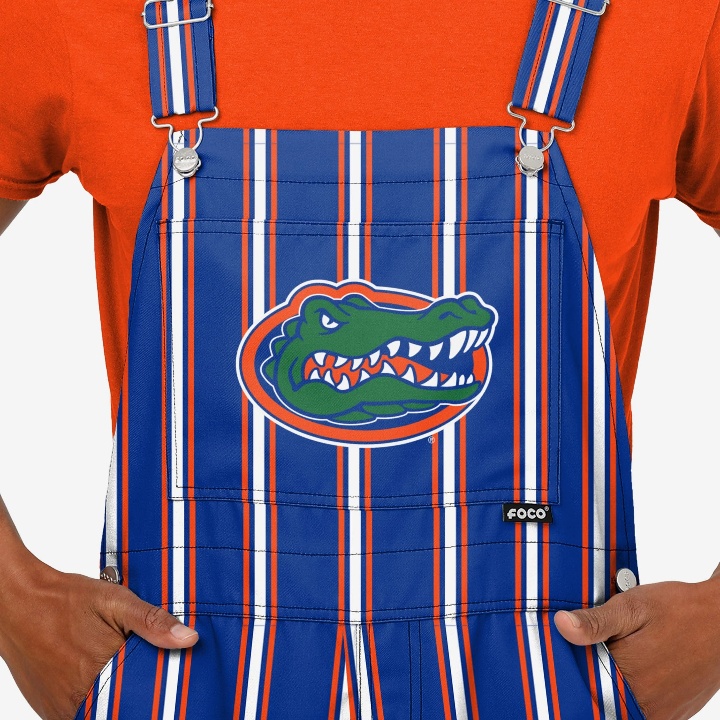 Florida Gators Mens Sideline Spirit Bib Overalls - Image 4