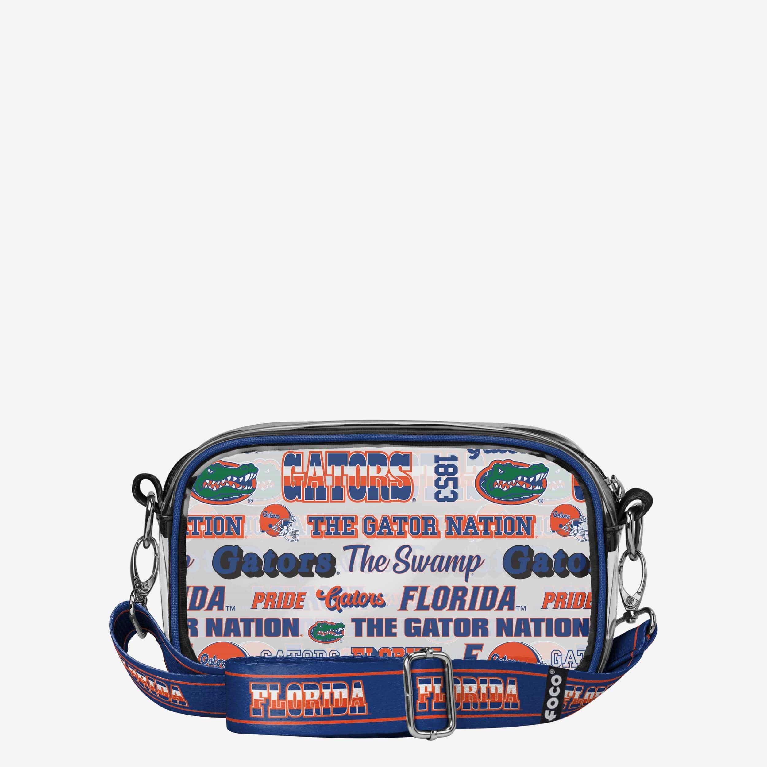 Florida Gators Repeat Retro Print Clear Crossbody Bag - Image 5