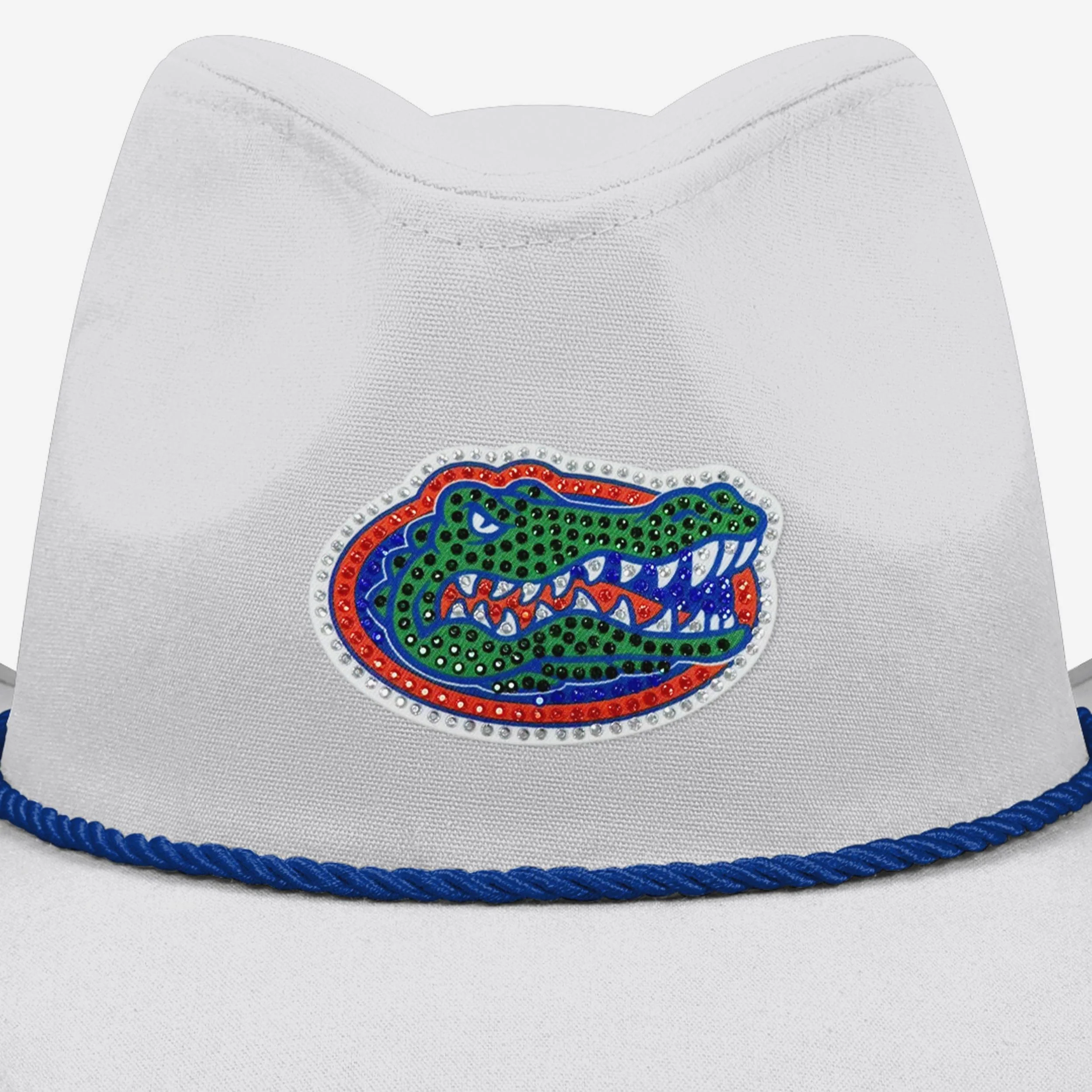 Florida Gators White Rhinestone Logo Cowboy Hat - Image 2