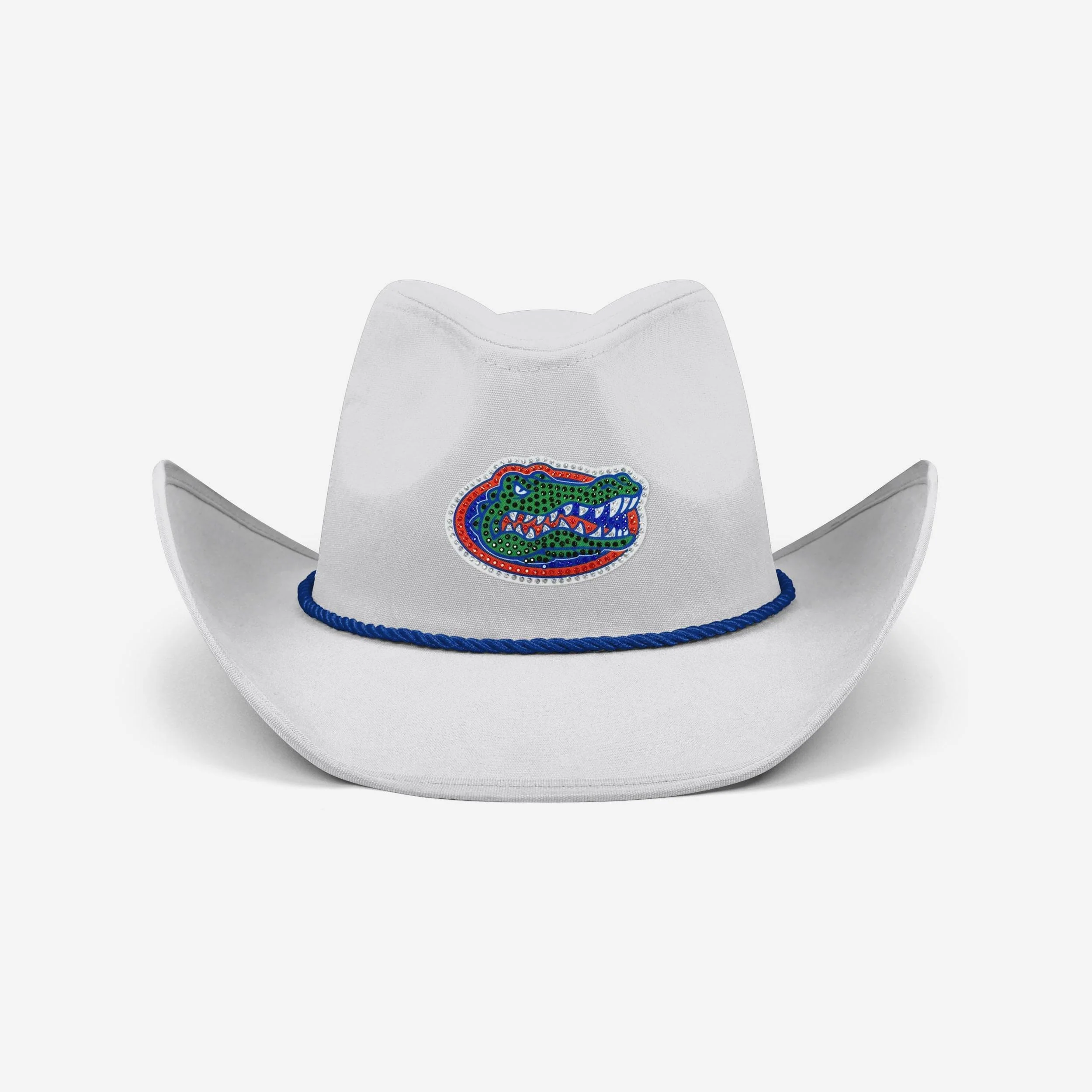 Florida Gators White Rhinestone Logo Cowboy Hat - Image 3