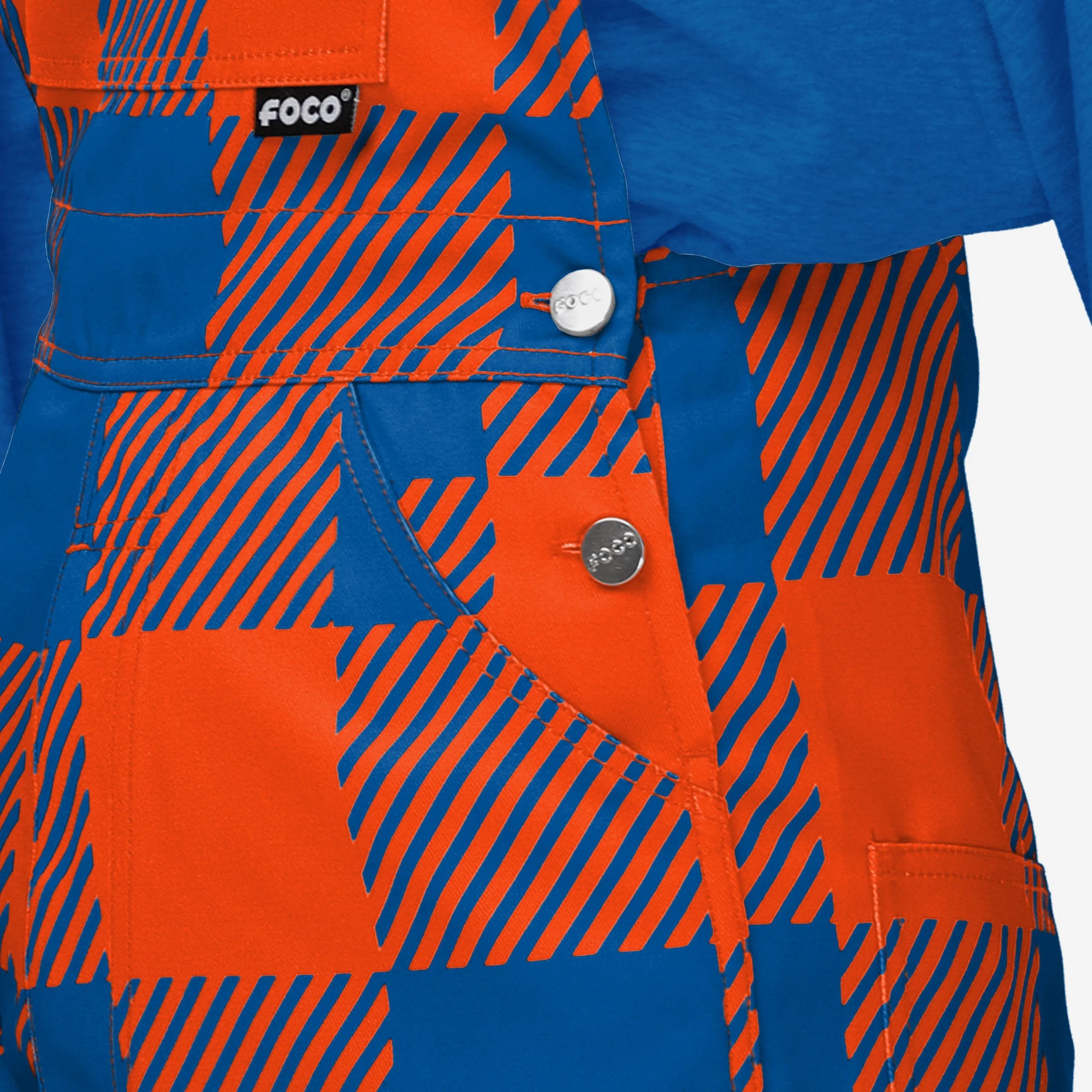 Florida Gators Womens Plaid Bib Overalls - Image 5