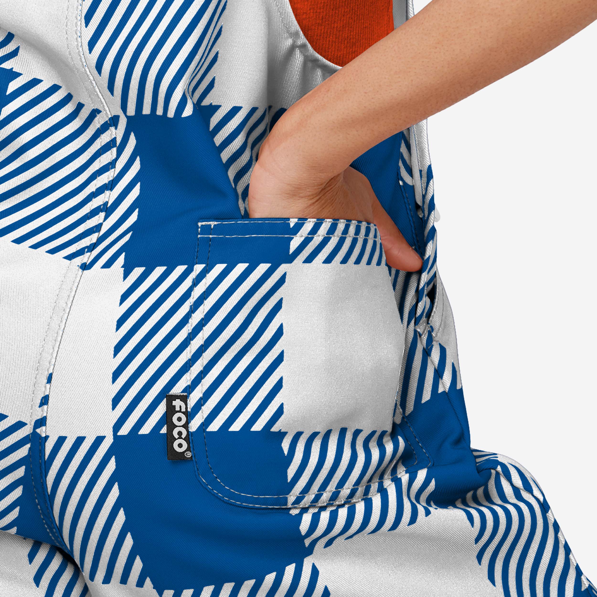 Florida Gators Womens Plaid Bib Shortalls - Image 6