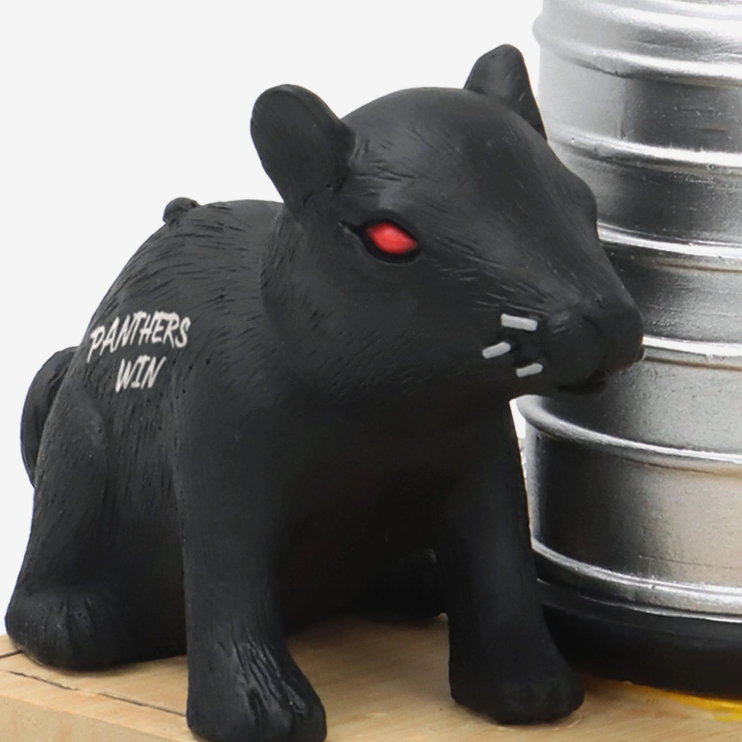 Florida Panthers 2025 Back To Back Stanley Cup Champions Rat Trick Mini Bobblehead Scene - Image 2