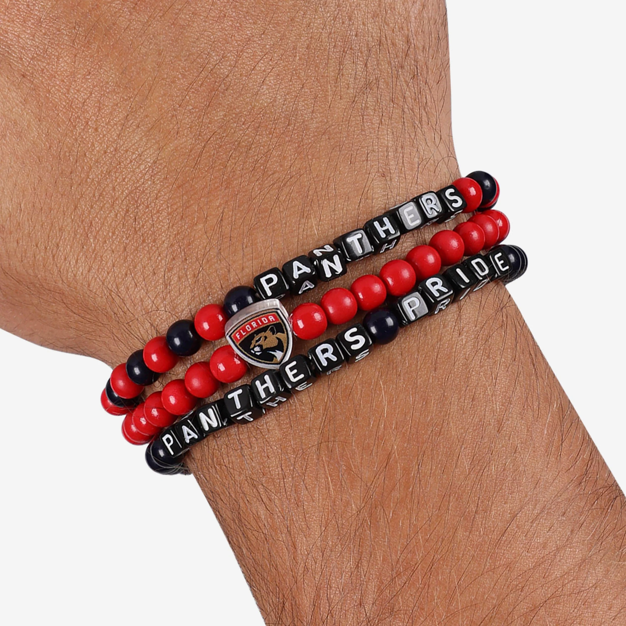 Florida Panthers 3 Pack Beaded Friendship Bracelet - Image 4
