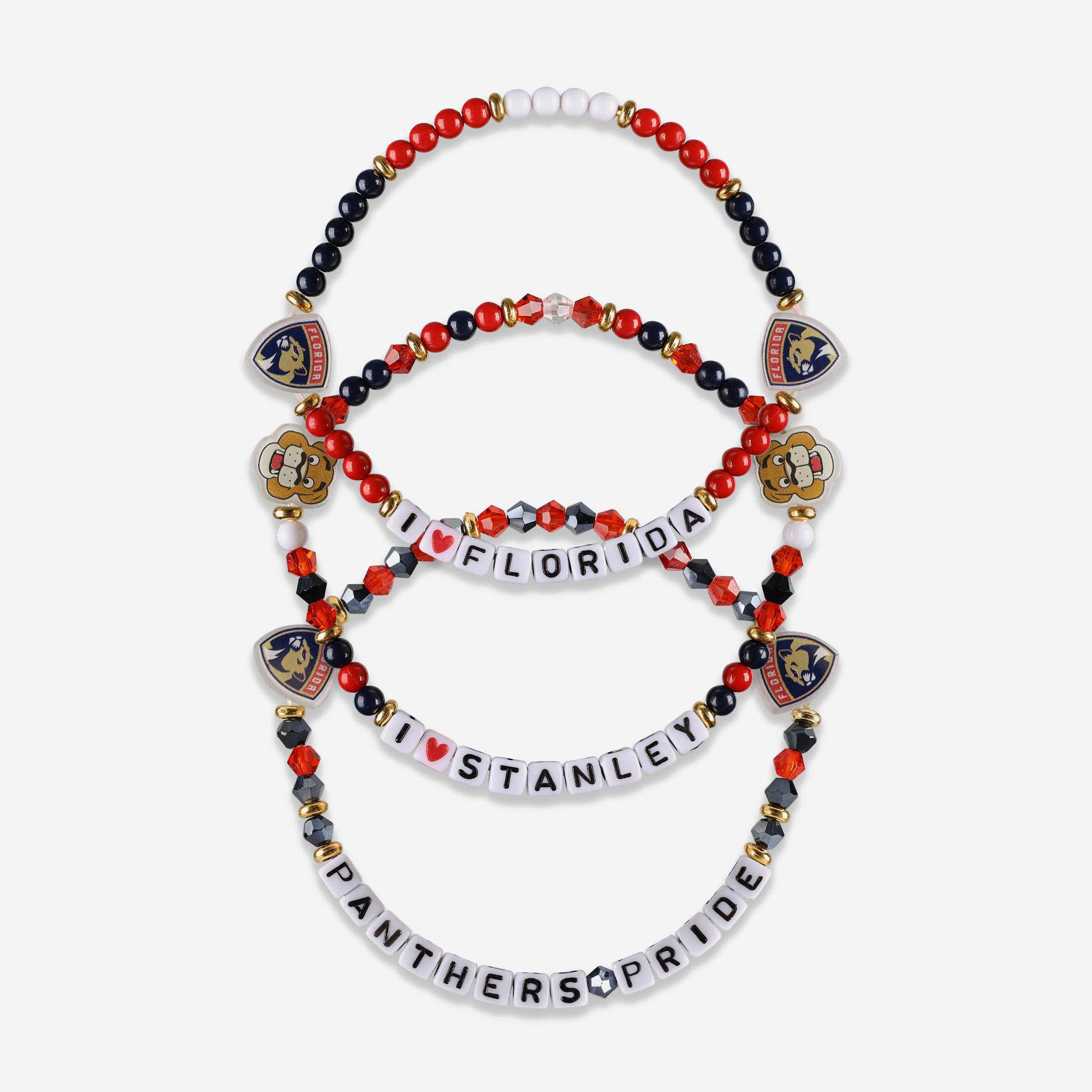 Florida Panthers 3 Pack Friendship Bracelet