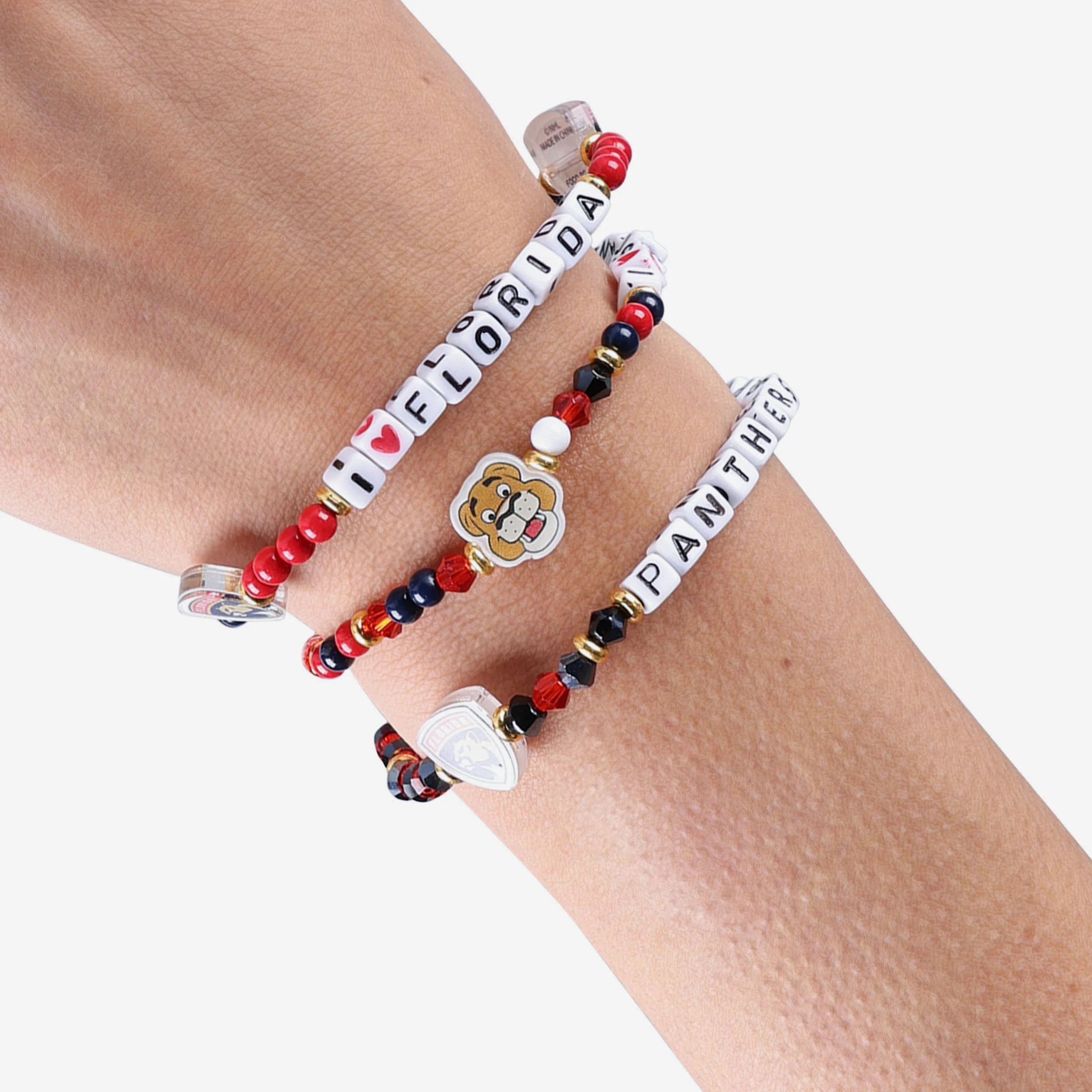 Florida Panthers 3 Pack Friendship Bracelet - Image 4