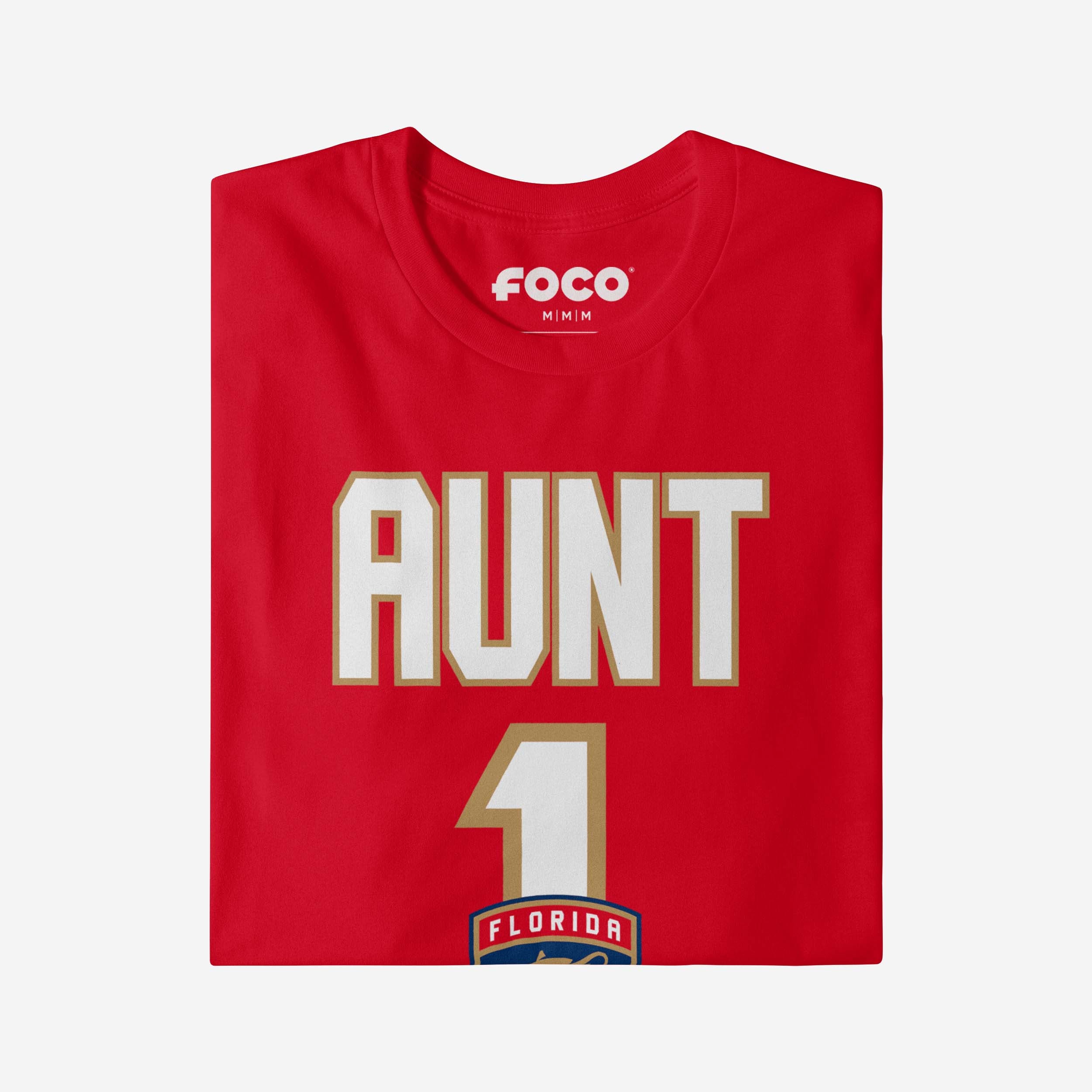 Florida Panthers Number 1 Aunt T-Shirt - Image 3
