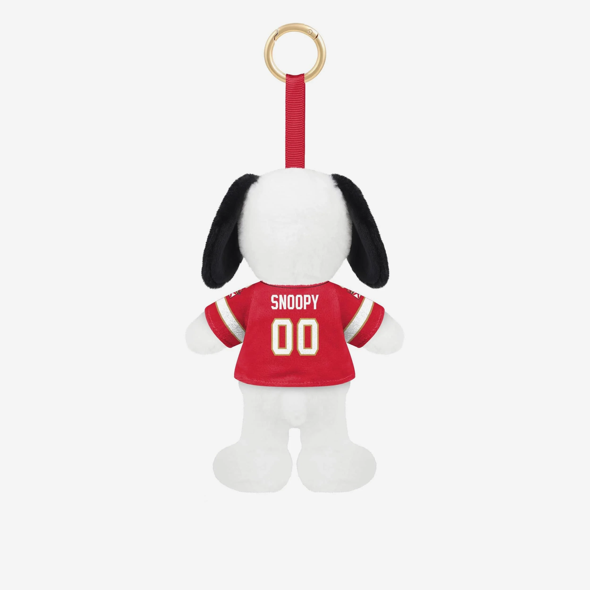 Florida Panthers Plush Snoopy Peanuts Bag Charm Keychain - Image 2