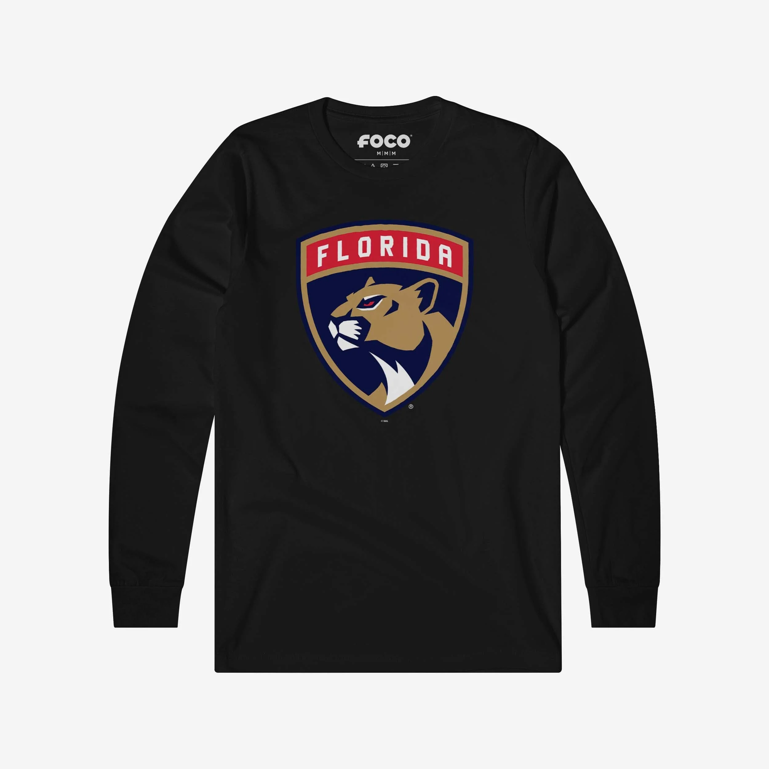 Florida Panthers Primary Logo Long Sleeve T-Shirt - Image 9