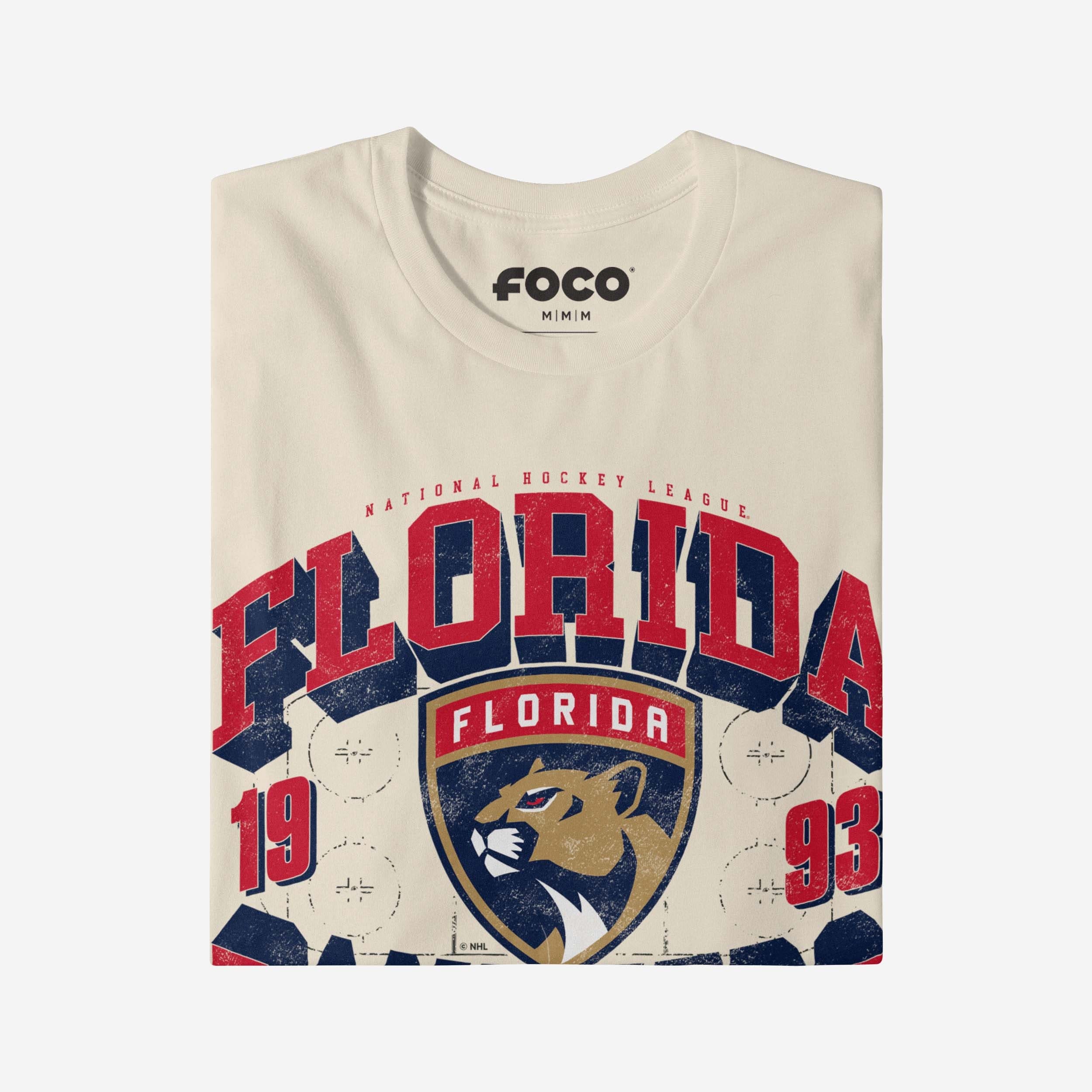 Florida Panthers Rink Arched Wordmark T-Shirt - Image 3