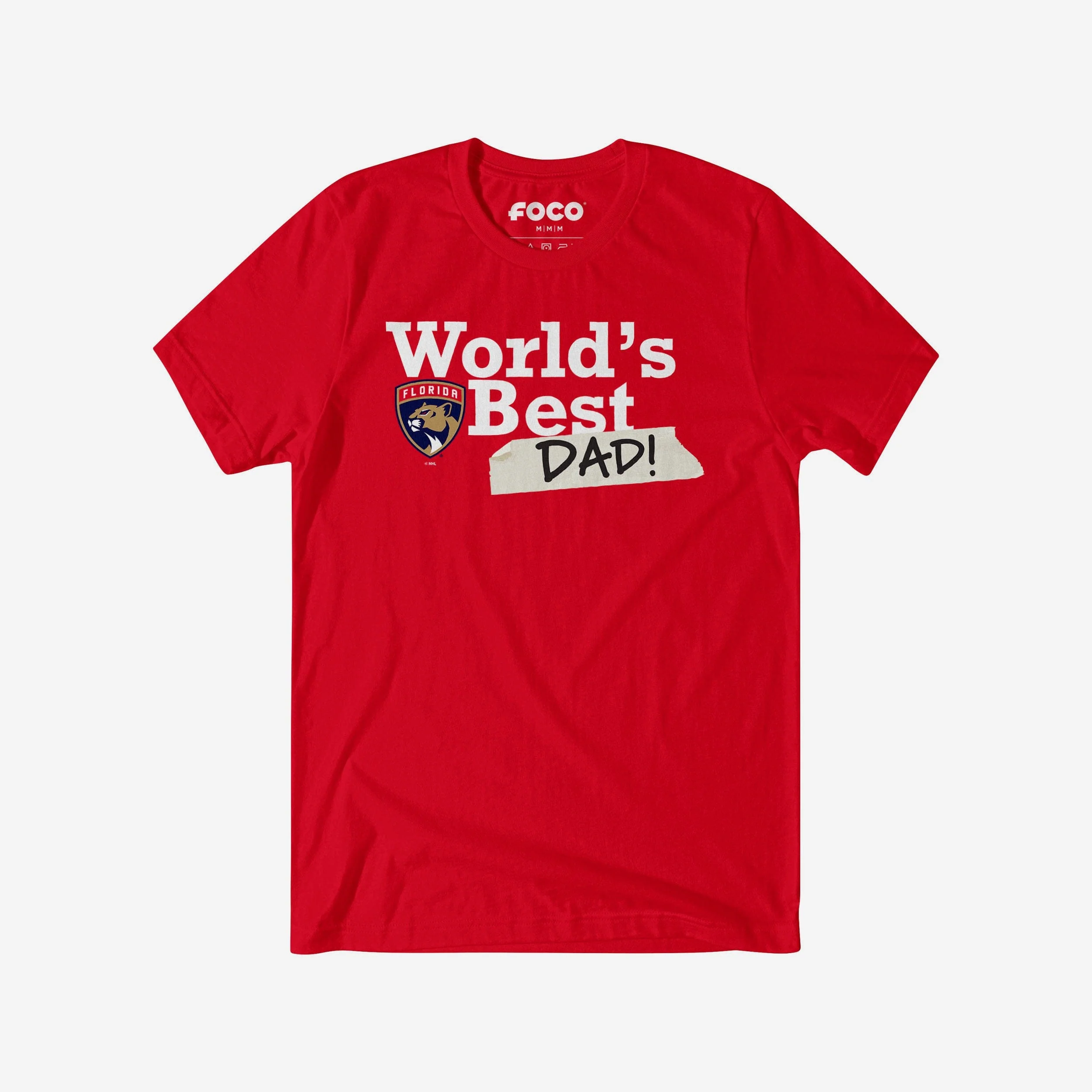 Florida Panthers World's Best Dad T-Shirt