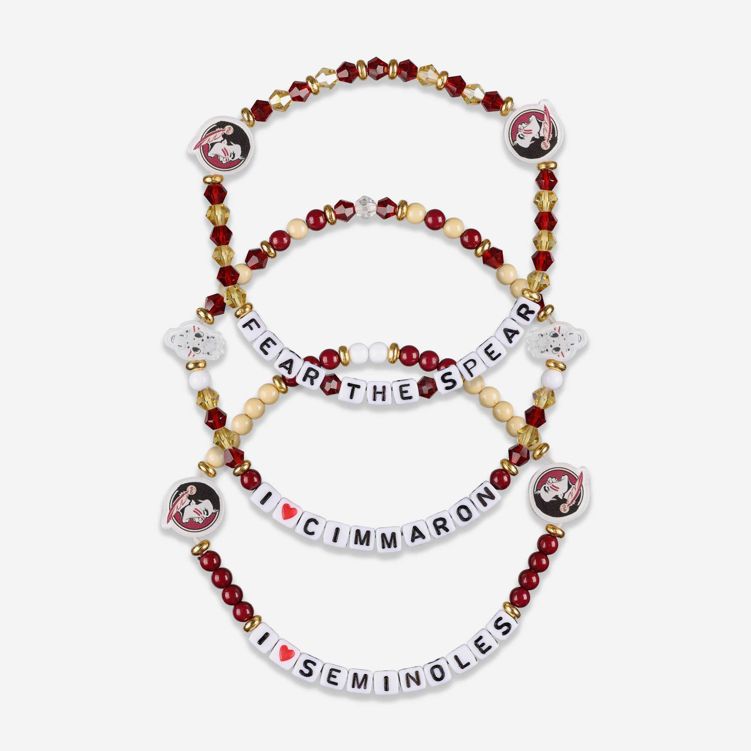 Florida State Seminoles 3 Pack Friendship Bracelet