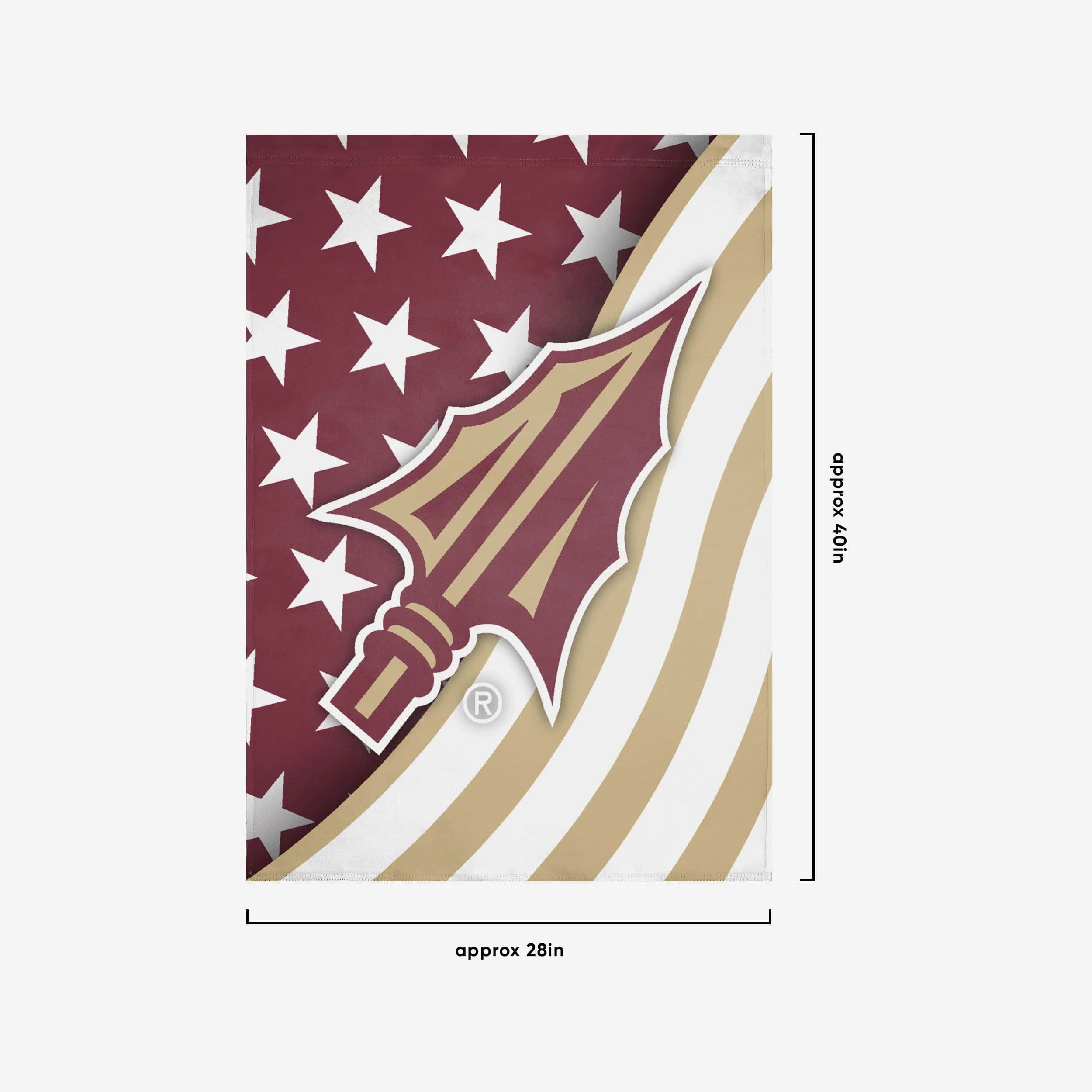 Florida State Seminoles Americana Vertical Flag - Image 3