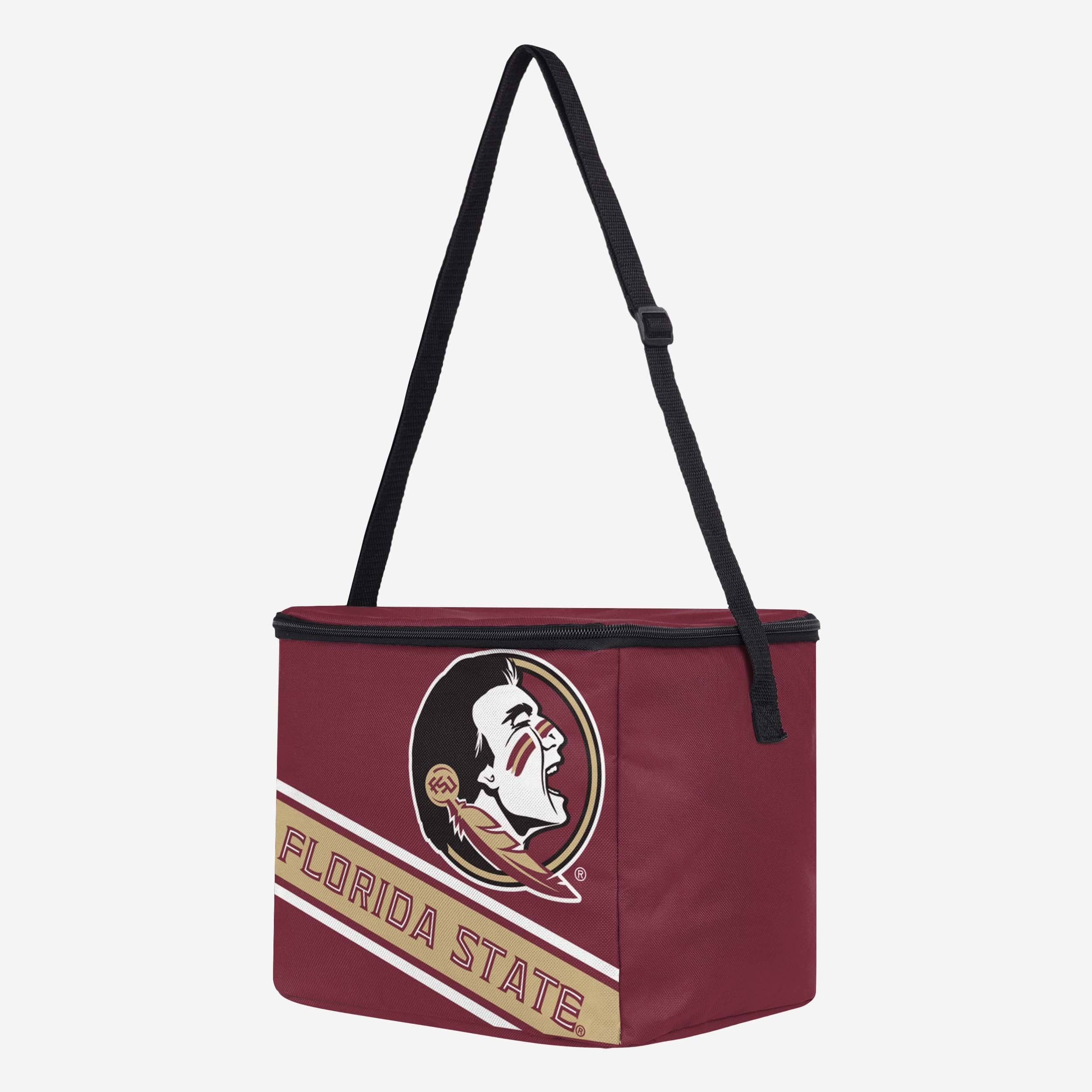 Florida State Seminoles Big Logo Stripe 12 Pack Cooler - Image 2