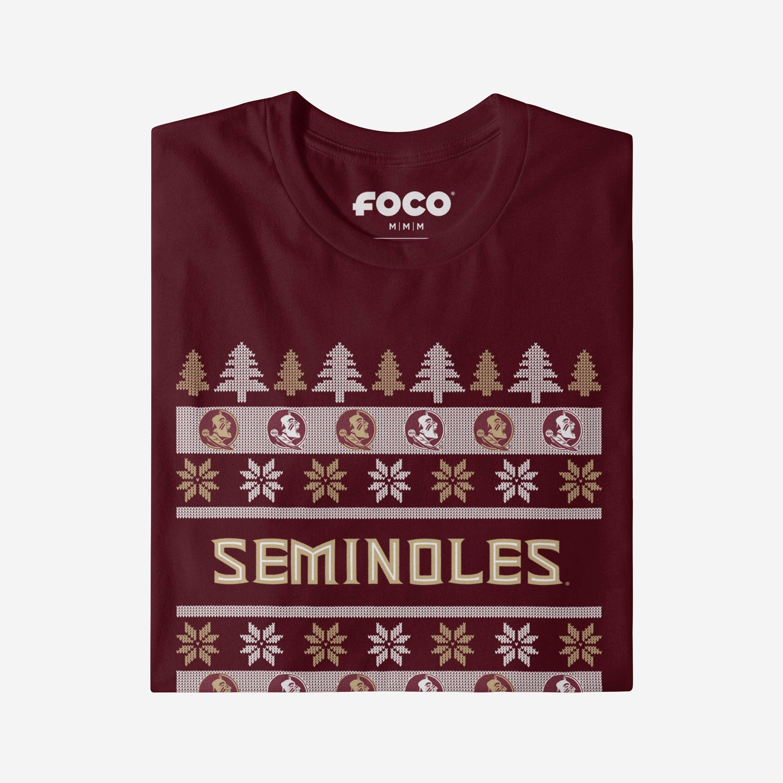 Florida State Seminoles Holiday Sweater T-Shirt - Image 4