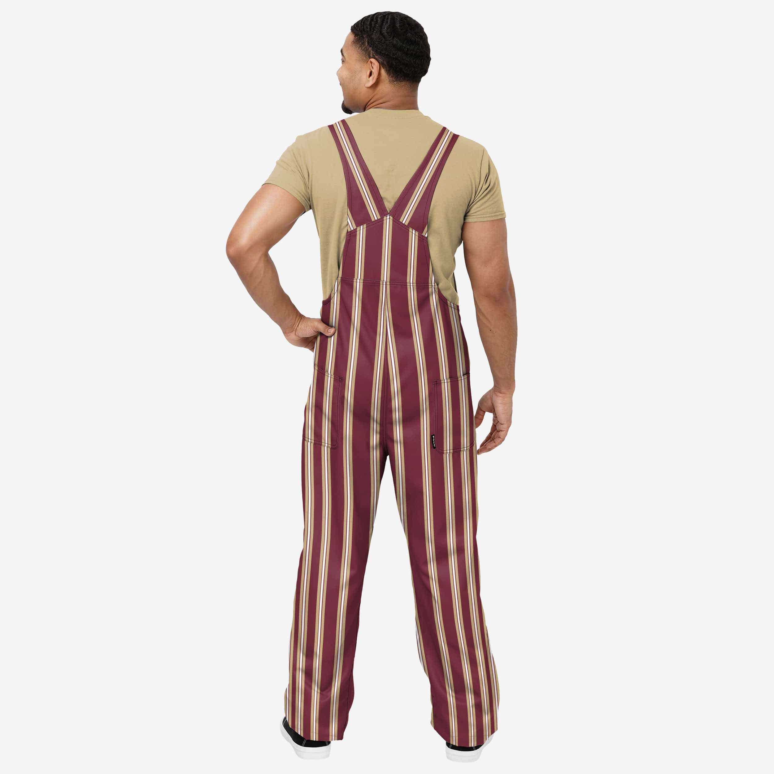Florida State Seminoles State Mens Sideline Spirit Bib Overalls - Image 2