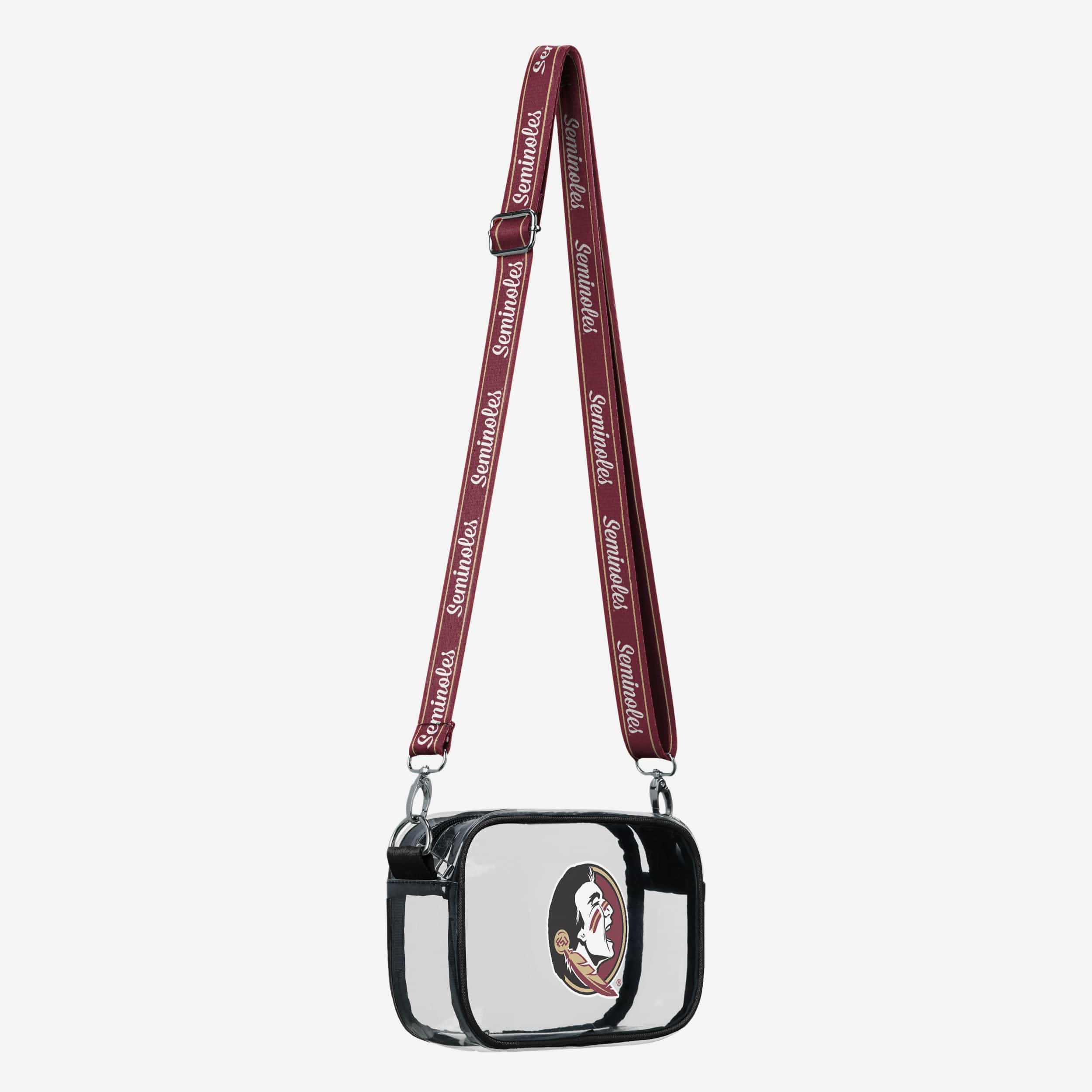 Florida State Seminoles Team Stripe Clear Crossbody Bag - Image 2