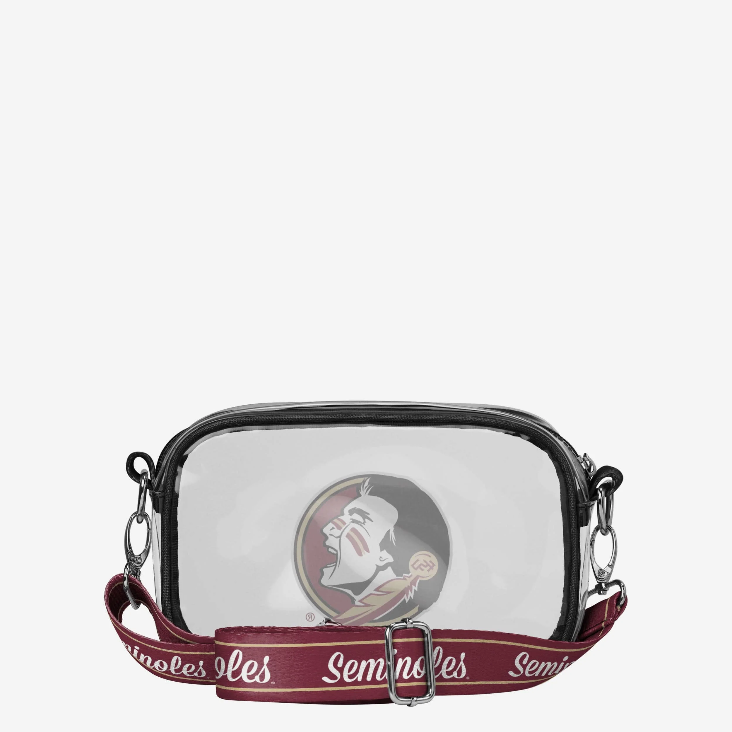 Florida State Seminoles Team Stripe Clear Crossbody Bag - Image 5