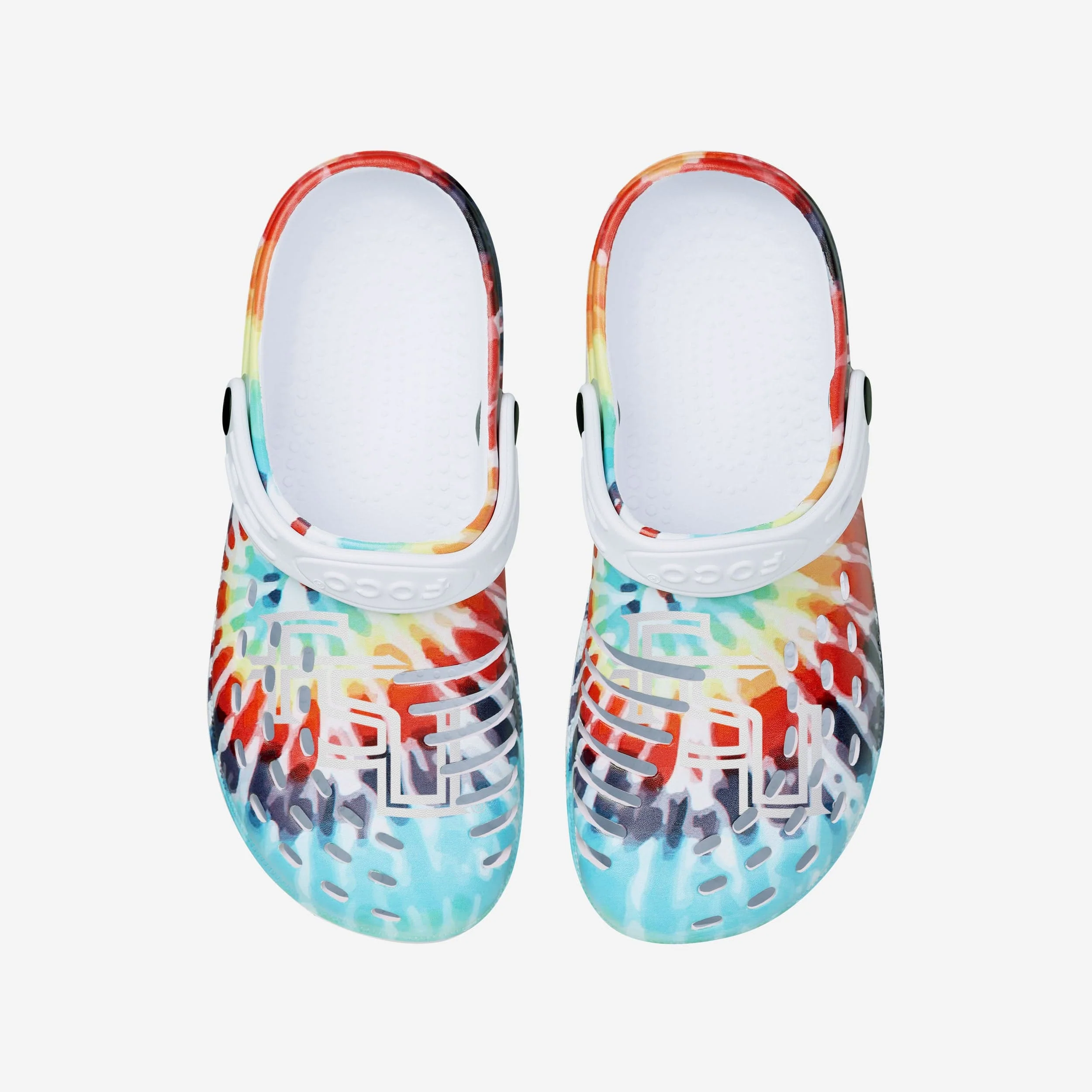 Florida State Seminoles Womens Tie-Dye Clog With Strap - Image 4