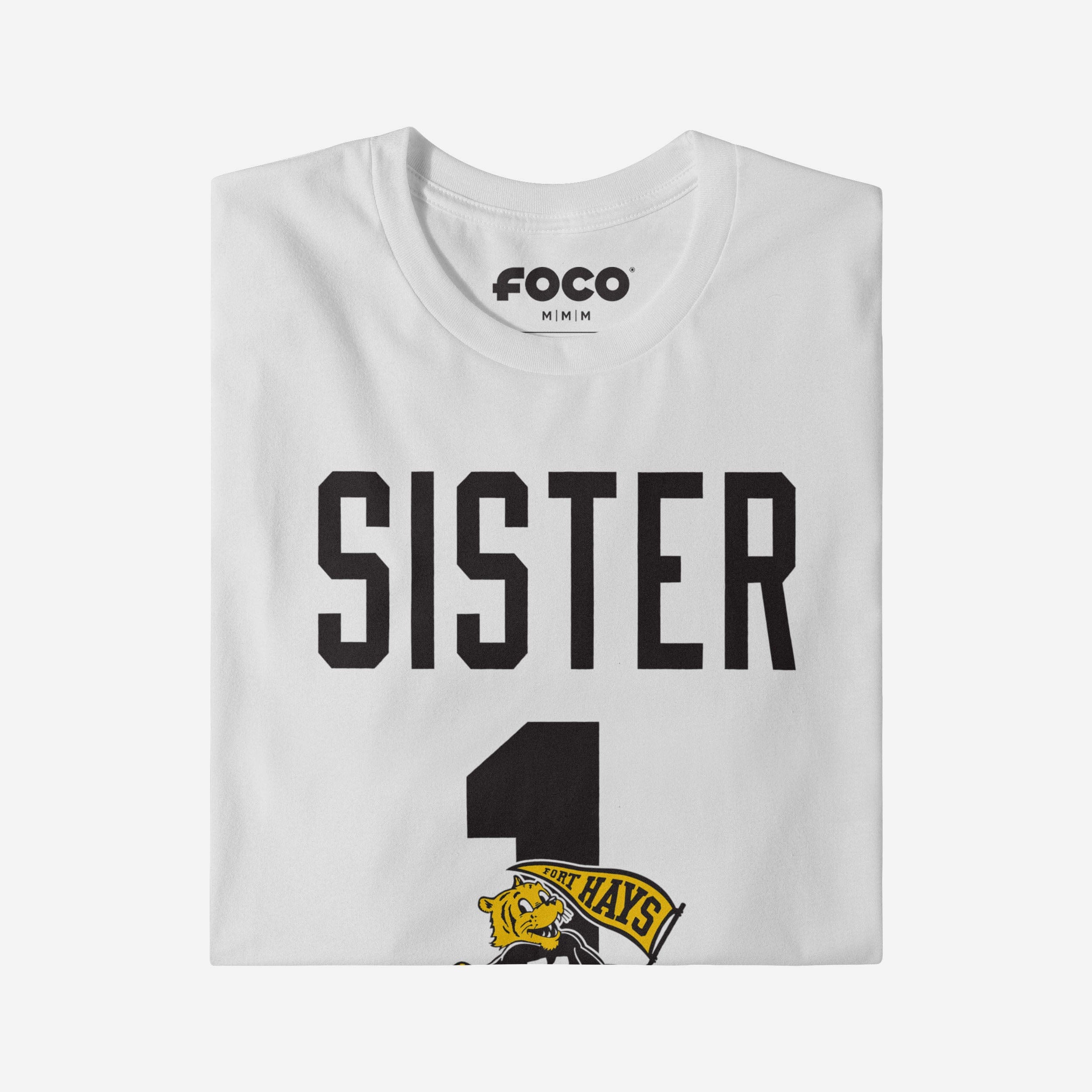 Fort Hays State Tigers Number 1 Sister T-Shirt - Image 3