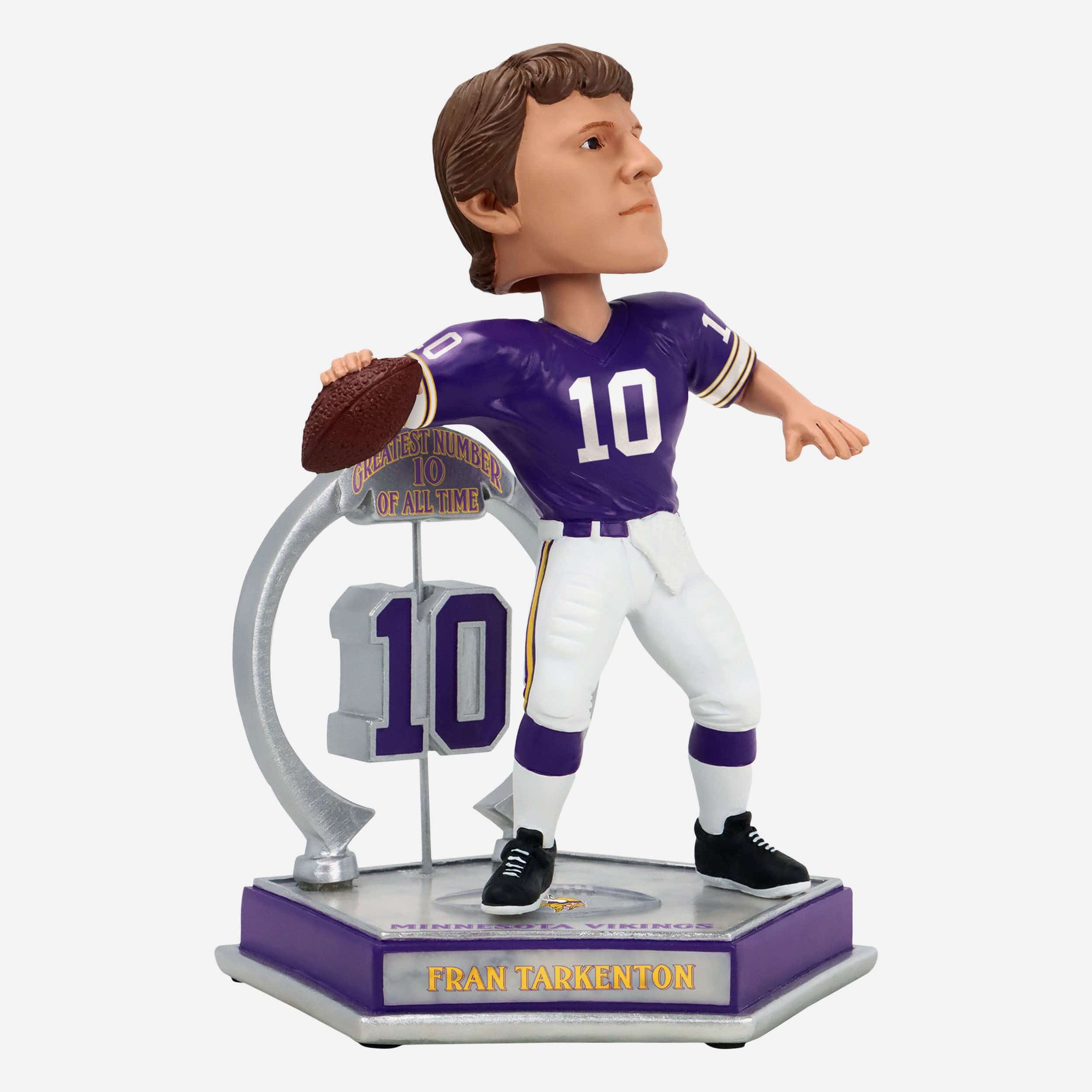 Fran Tarkenton Minnesota Vikings Legendary Number 10 Bobblehead