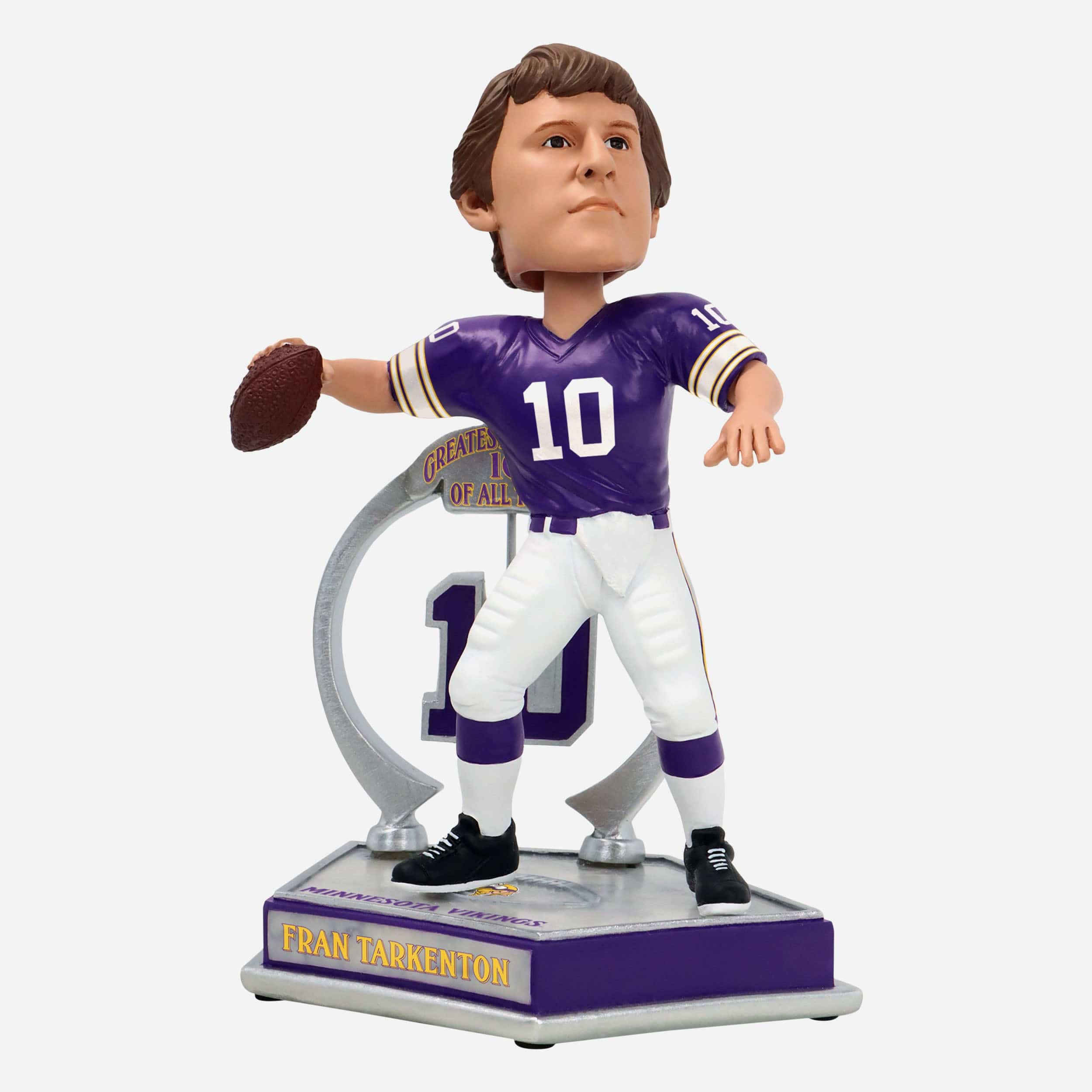 Fran Tarkenton Minnesota Vikings Legendary Number 10 Bobblehead - Image 4